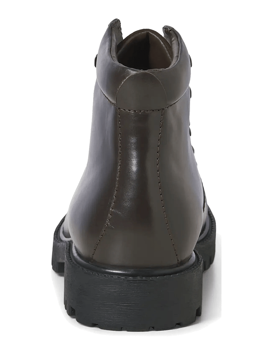 Jack & Jones - JFWDAMIAN LEATHER BOOT STYD LN - schnürstiefel - brown stone - 5
