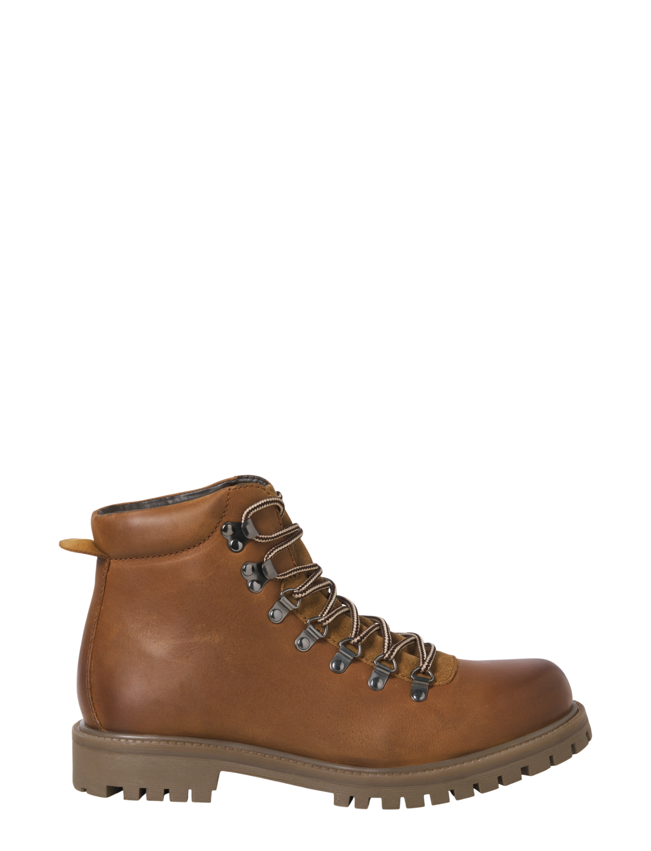 Jack & Jones - JFWDAMIAN LEATHER BOOT STYD LN - autumn savings - cognac - 2