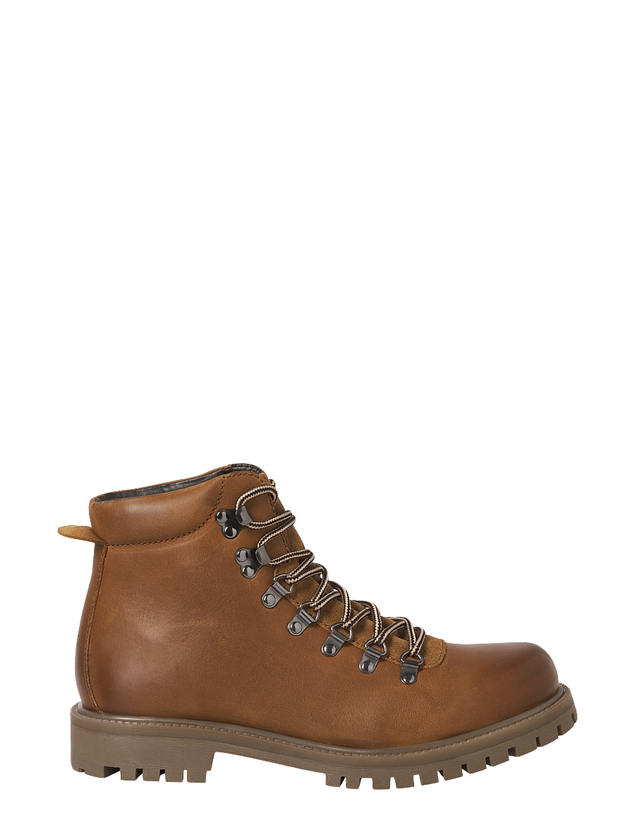 Jack & Jones - JFWDAMIAN LEATHER BOOT STYD LN - schnürstiefel - cognac - 2
