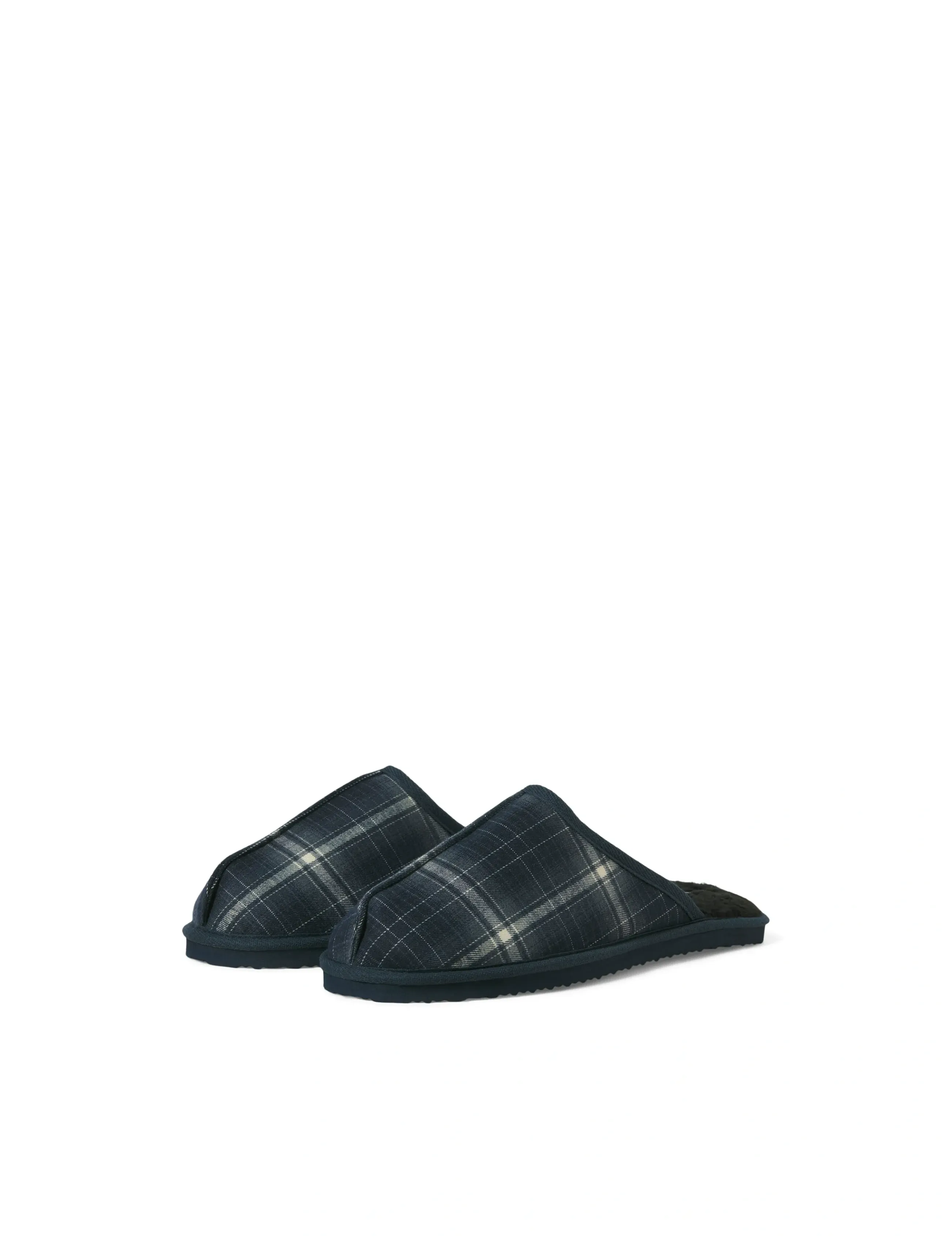 Jack & Jones - JFWDUDELY CHECK SLIPPER LN - kollektionen - navy blazer - 5