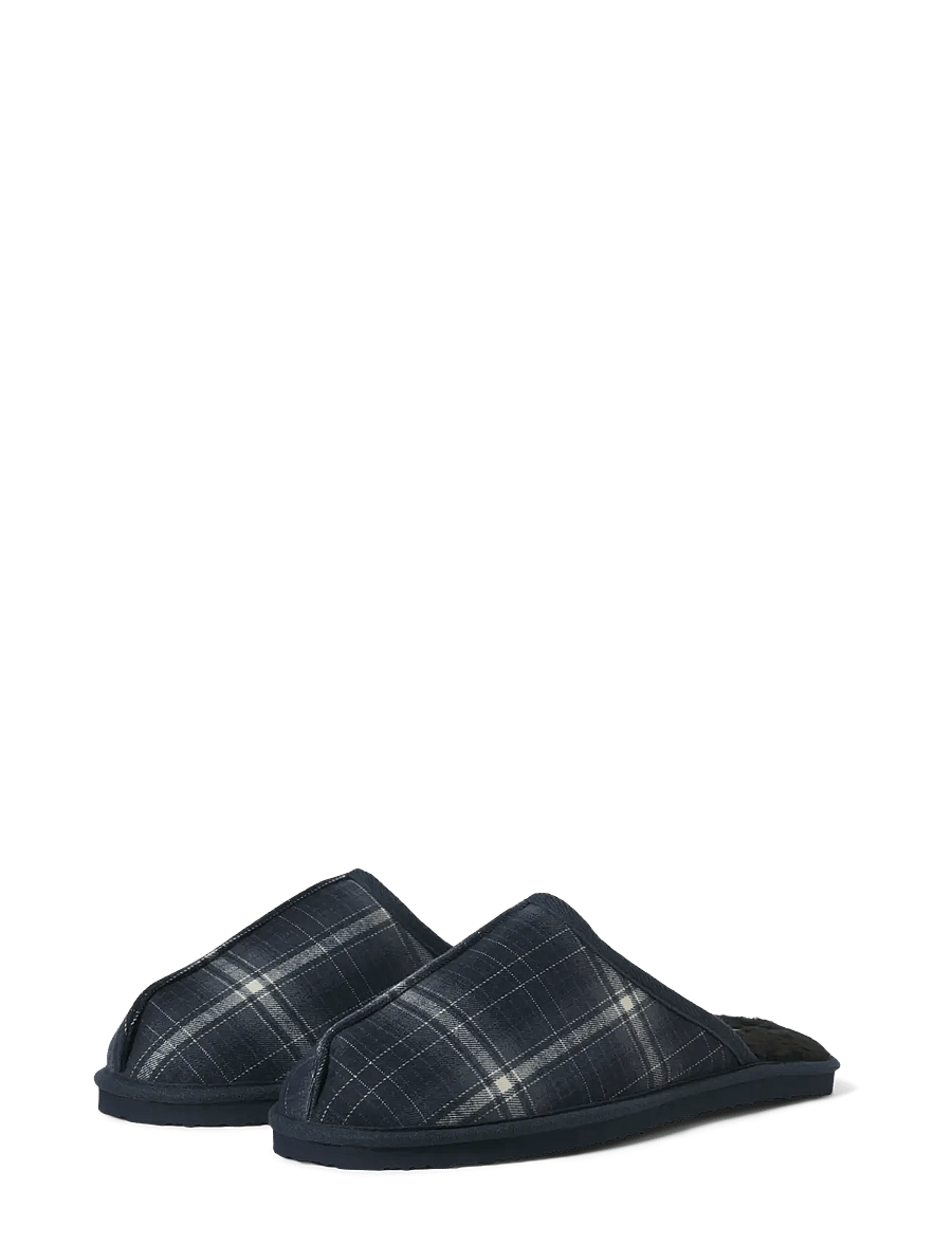 Jack & Jones - JFWDUDELY CHECK SLIPPER LN - kollektionen - navy blazer - 4