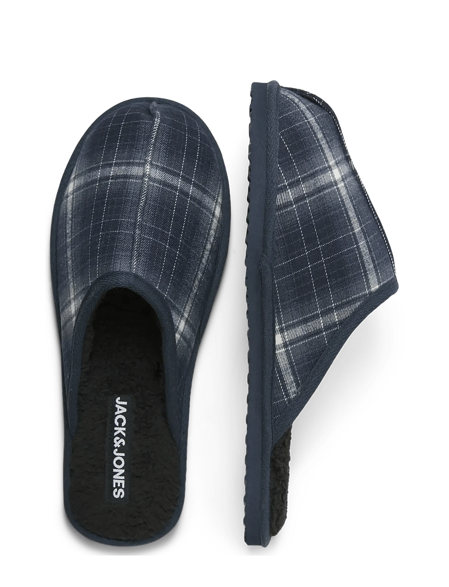 Jack & Jones - JFWDUDELY CHECK SLIPPER LN - kollektionen - navy blazer - 5
