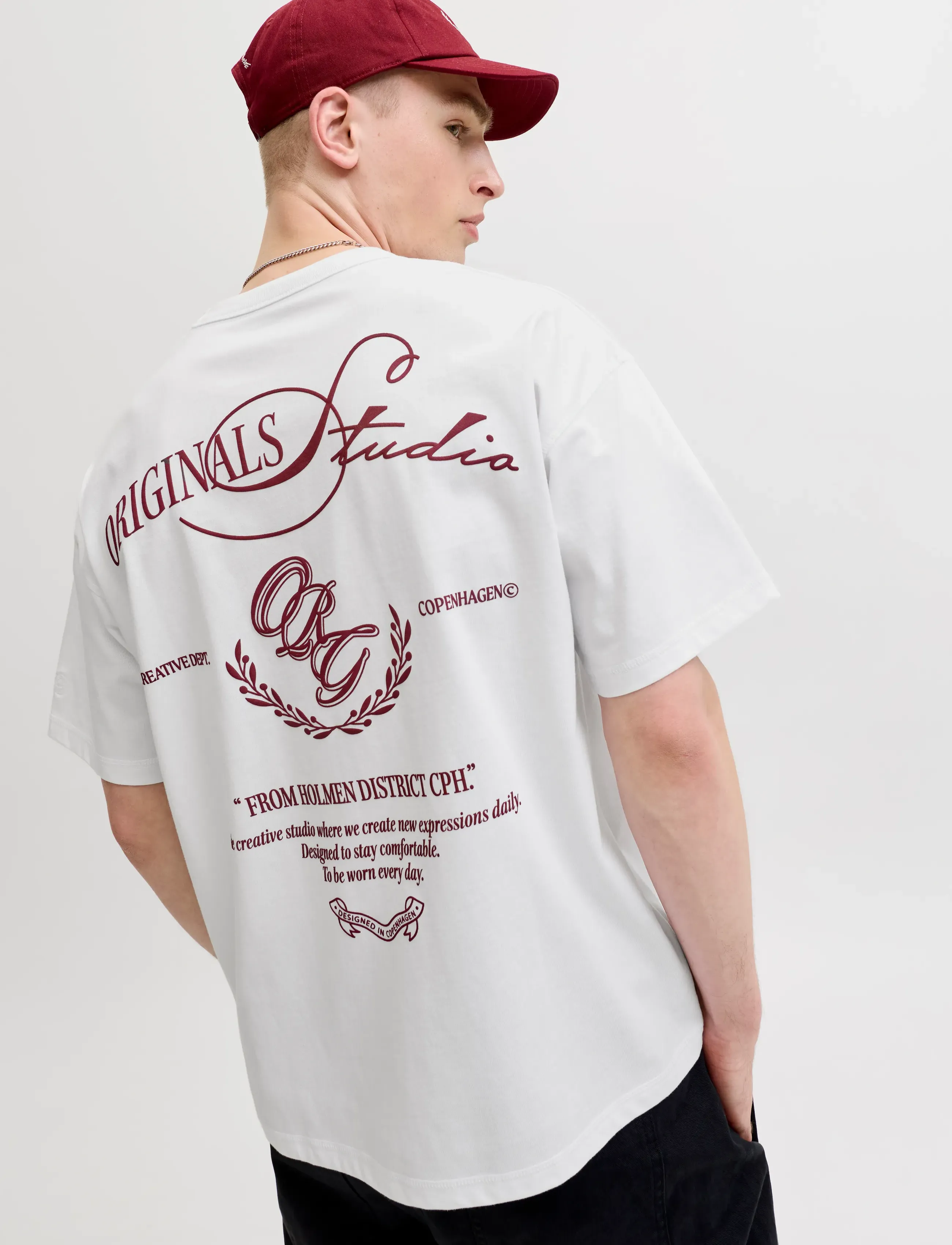 JACK & JONES Trikå 'Sanremo' t-shirts med tryck herr – bild 6