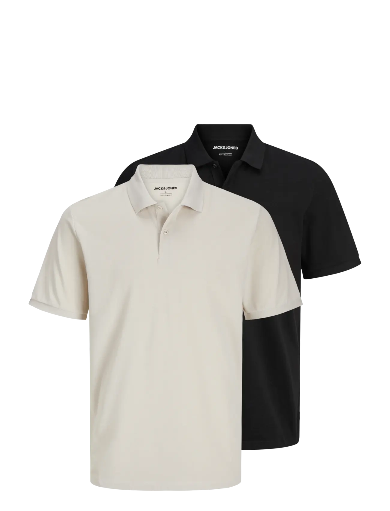 Jack & Jones - JJKANE POLO SS 2PK MP - black - 1