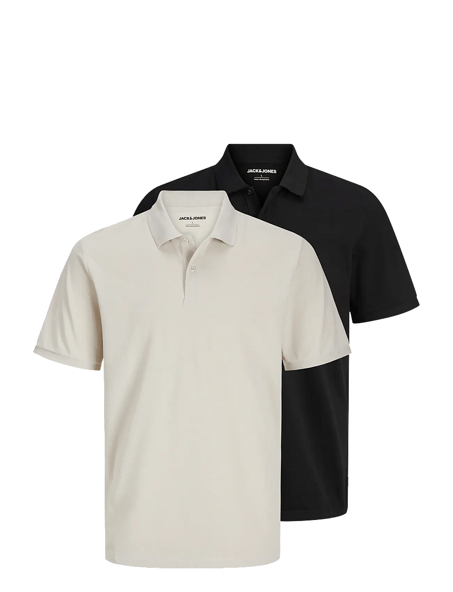 Jack & Jones - JJKANE POLO SS 2PK MP - black - 1