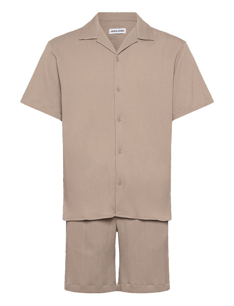 Jack & Jones - JJEHARRISON RESORT SHIRT SS SN SET MP - lühikesed vabaajapüksid - string - 0