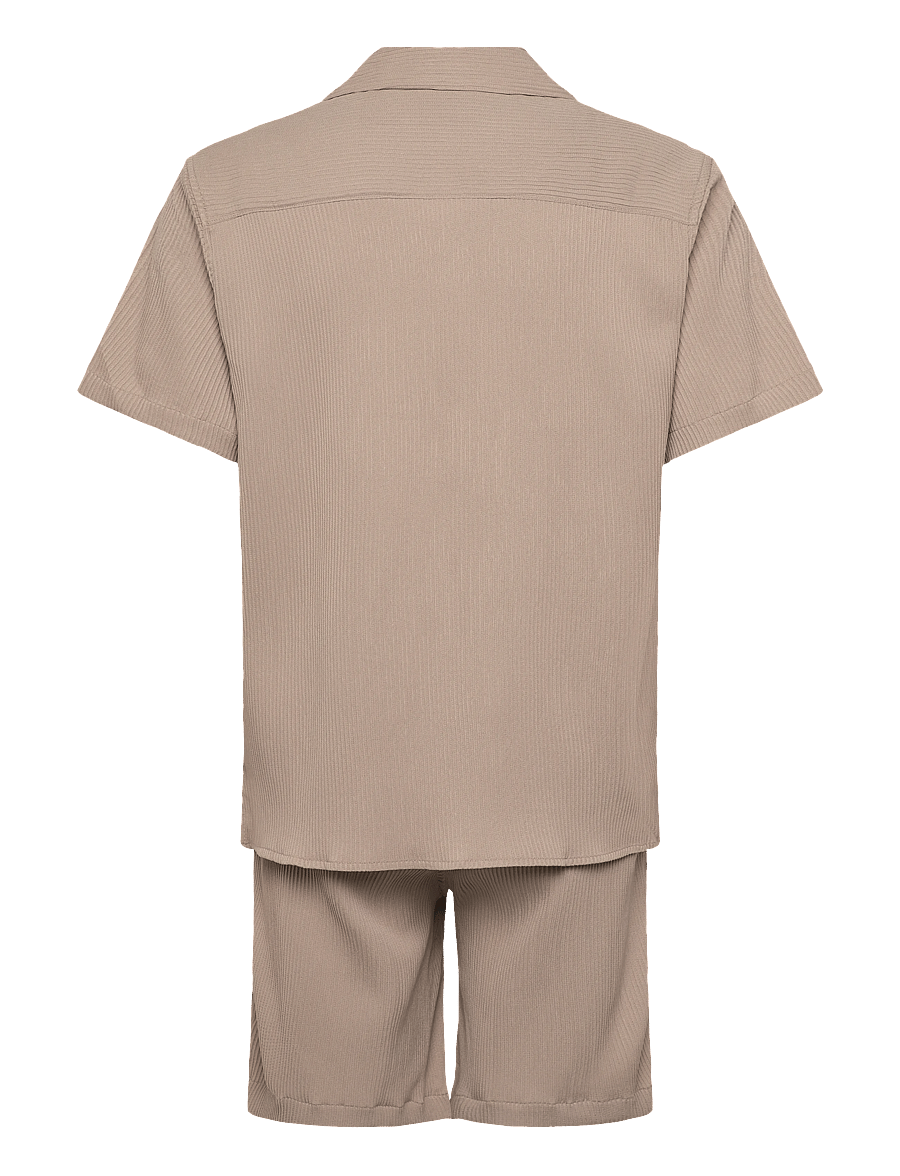 Jack & Jones - JJEHARRISON RESORT SHIRT SS SN SET MP - lühikesed vabaajapüksid - string - 1