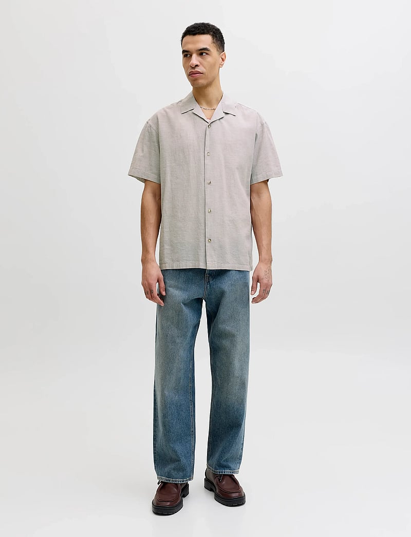 Jack & Jones - JJESUMMER LINEN BLEND RESORT SHIRT 2PKMP - leinenhemden - dusty olive - 2