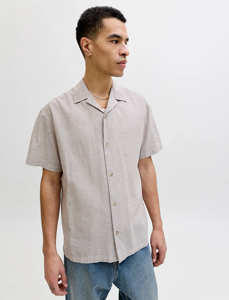 Jack & Jones - JJESUMMER LINEN BLEND RESORT SHIRT 2PKMP - leinenhemden - dusty olive - 4