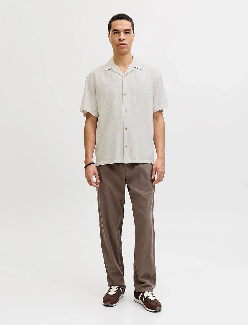 Jack & Jones - JJESUMMER LINEN BLEND RESORT SHIRT 2PKMP - koszule lniane - white - 2