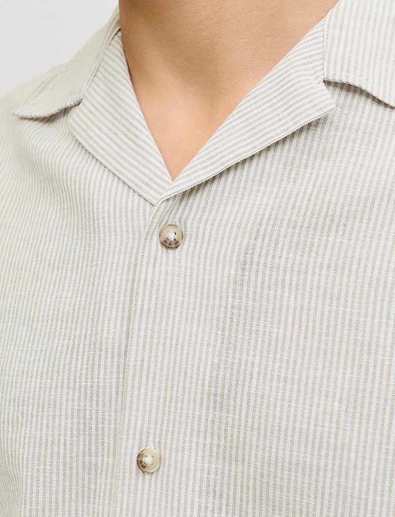 Jack & Jones - JJESUMMER LINEN BLEND RESORT SHIRT 2PKMP - koszule lniane - white - 5