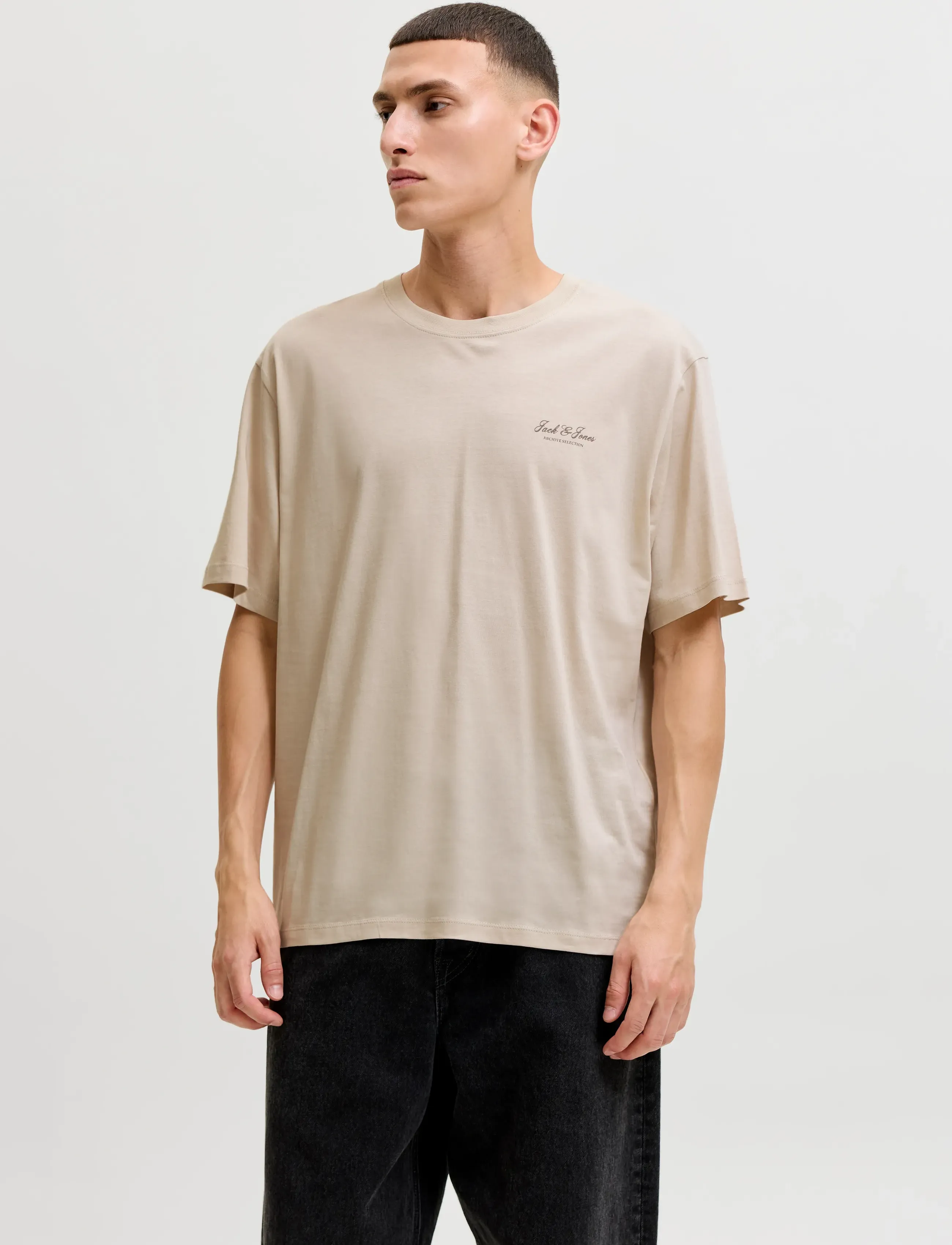 JACK & JONES Jjearchive Graphic Tee Ss O-Neck 3Pk Mp t-shirts med tryck herr – bild 6
