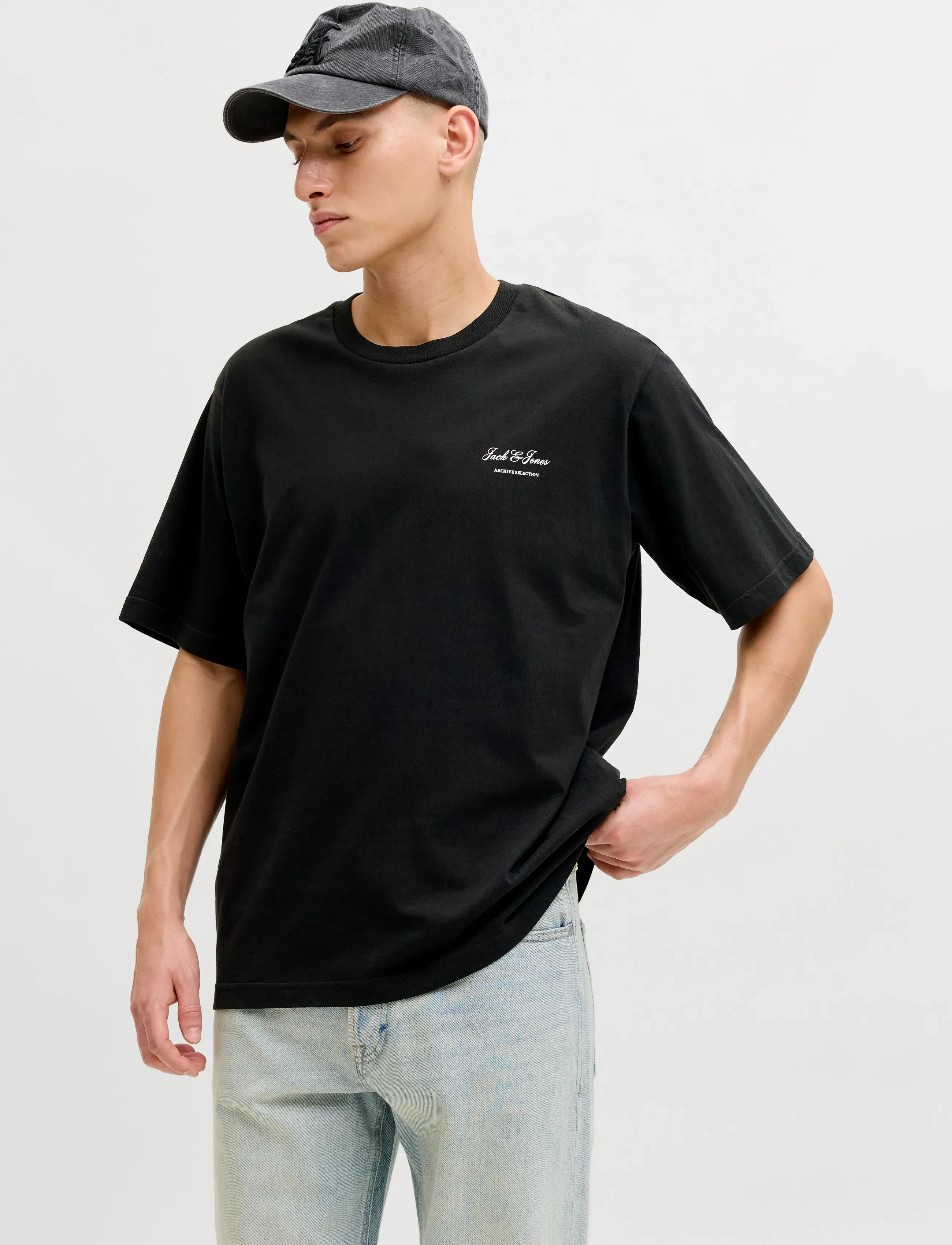JACK & JONES Jjearchive Graphic Tee Ss O-Neck 3Pk Mp t-shirts med tryck herr – bild 7