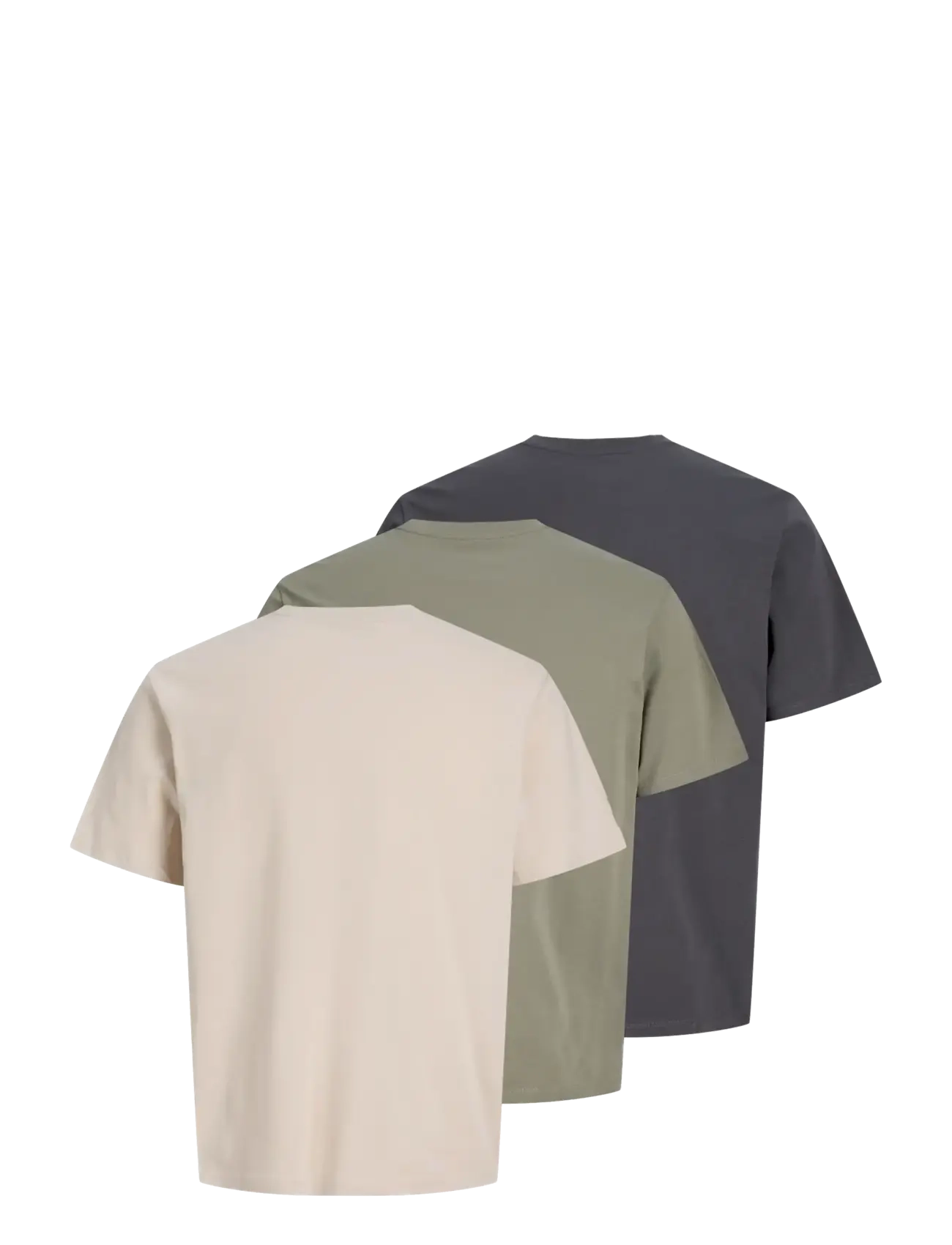 Jack & Jones - JJEARCHIVE GRAPHIC TEE SS O-NECK 3PK MP - t-särkide multipakk - vetiver - 2