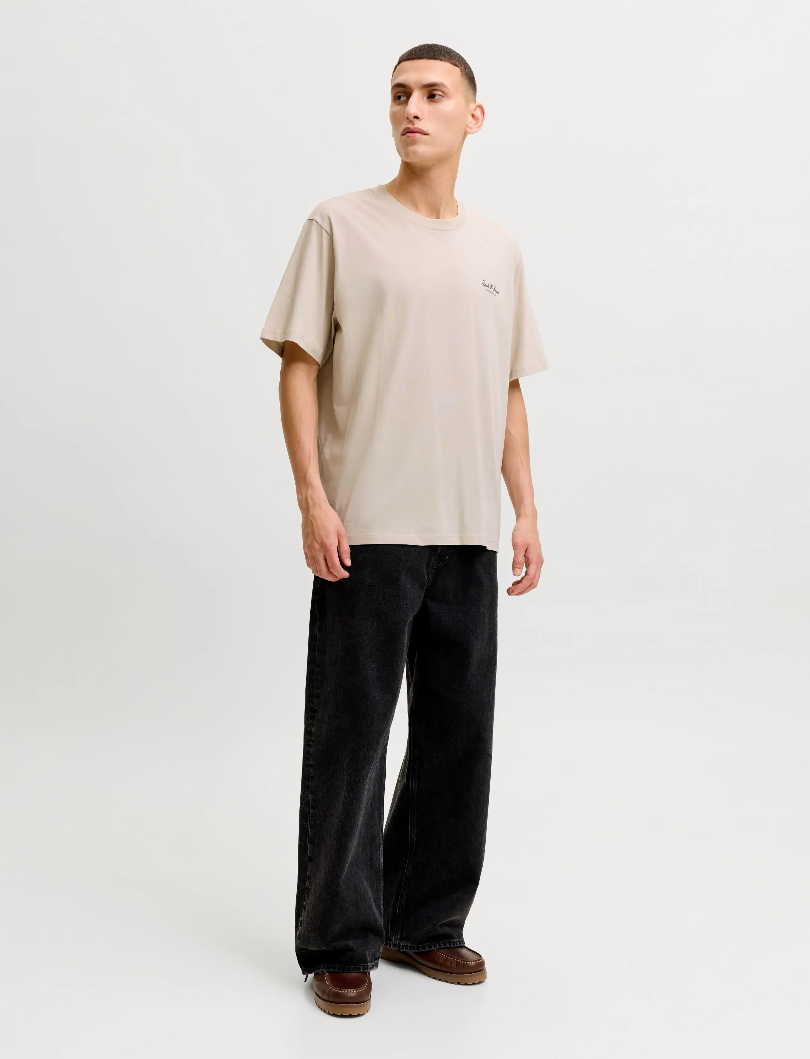 Jack & Jones - JJEARCHIVE GRAPHIC TEE SS O-NECK 3PK MP - t-särkide multipakk - vetiver - 4