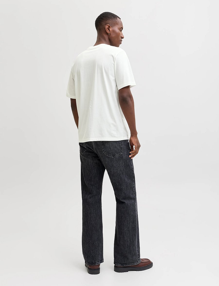 Jack & Jones - JJEDENVER GRAPHIC TEE SS O-NECK 5PK MP - multipack t-skjorter - cloud dancer - 2