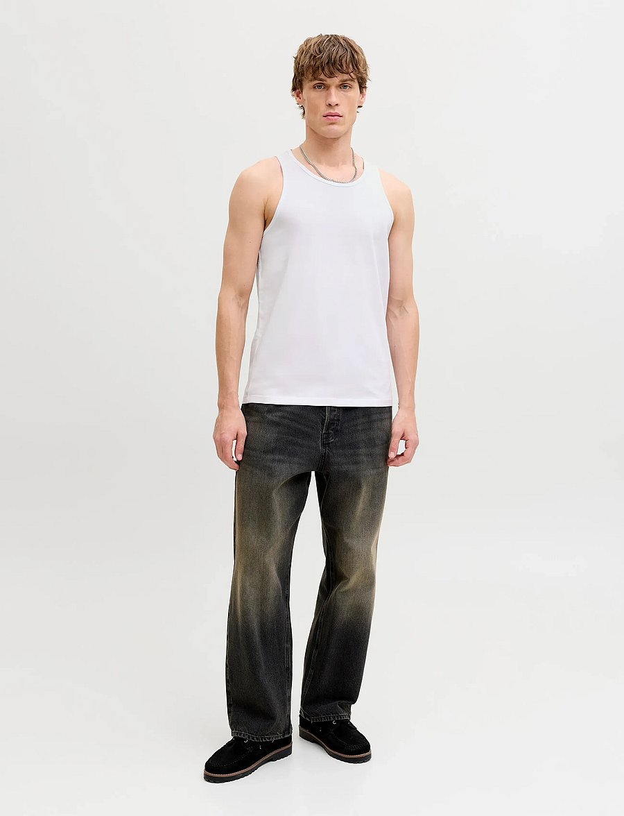Jack & Jones - JJEORGANIC BASIC TANKTOP 2PK MP - varrukateta särgid - black - 3