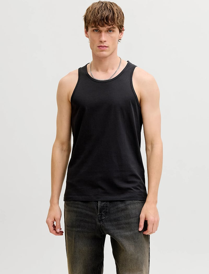 Jack & Jones - JJEORGANIC BASIC TANKTOP 2PK MP - tank tops - black - 5