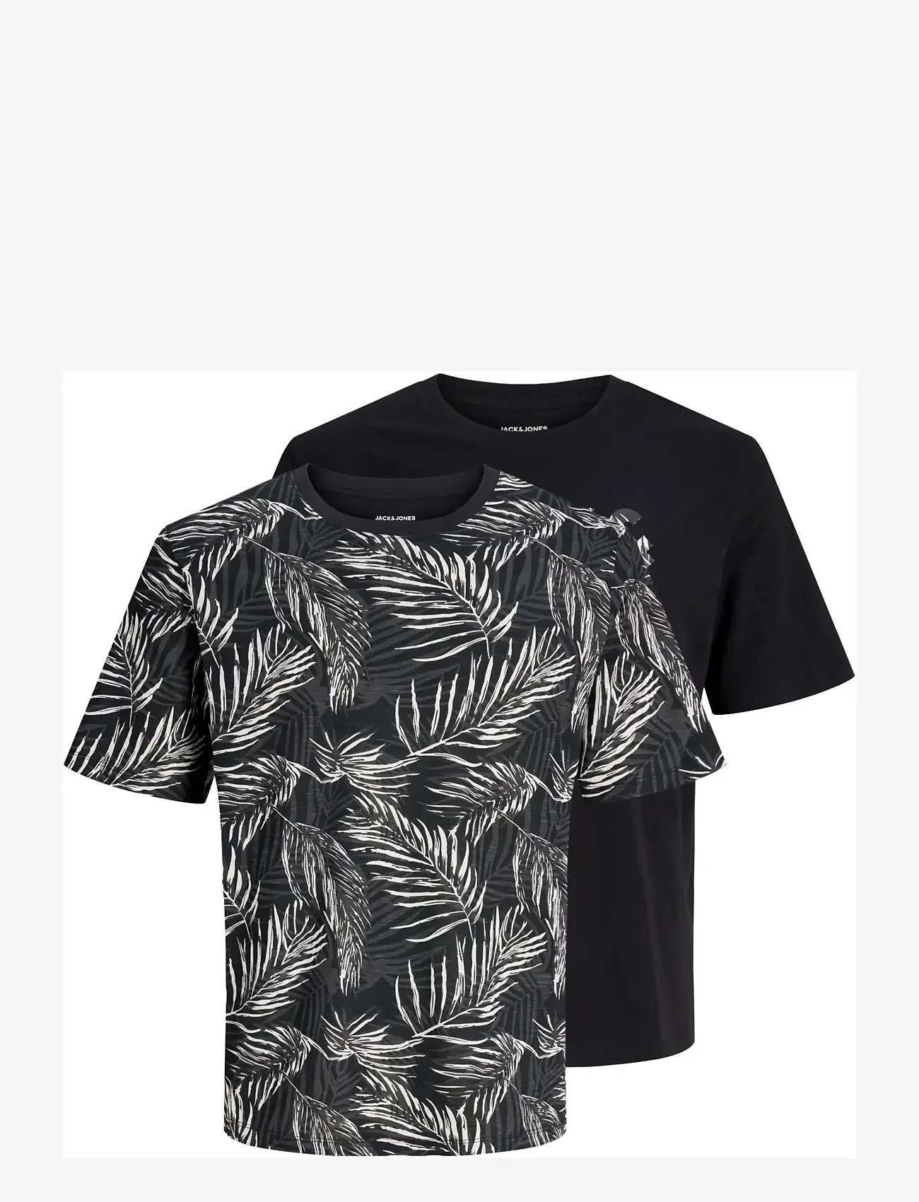 Jack & Jones - JJEJEFF TEE SS 2PK MP - multipack t-shirts - black - 1