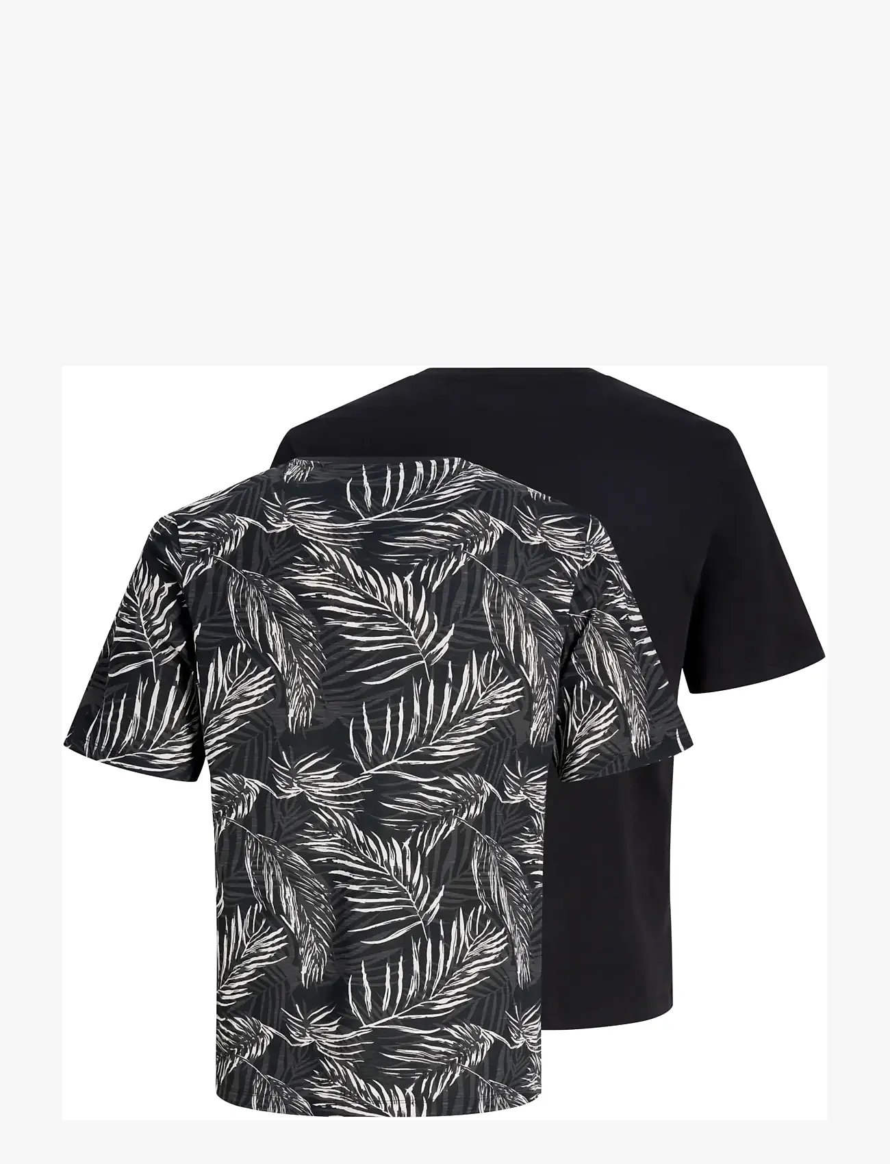 Jack & Jones - JJEJEFF TEE SS 2PK MP - multipack t-shirts - black - 2