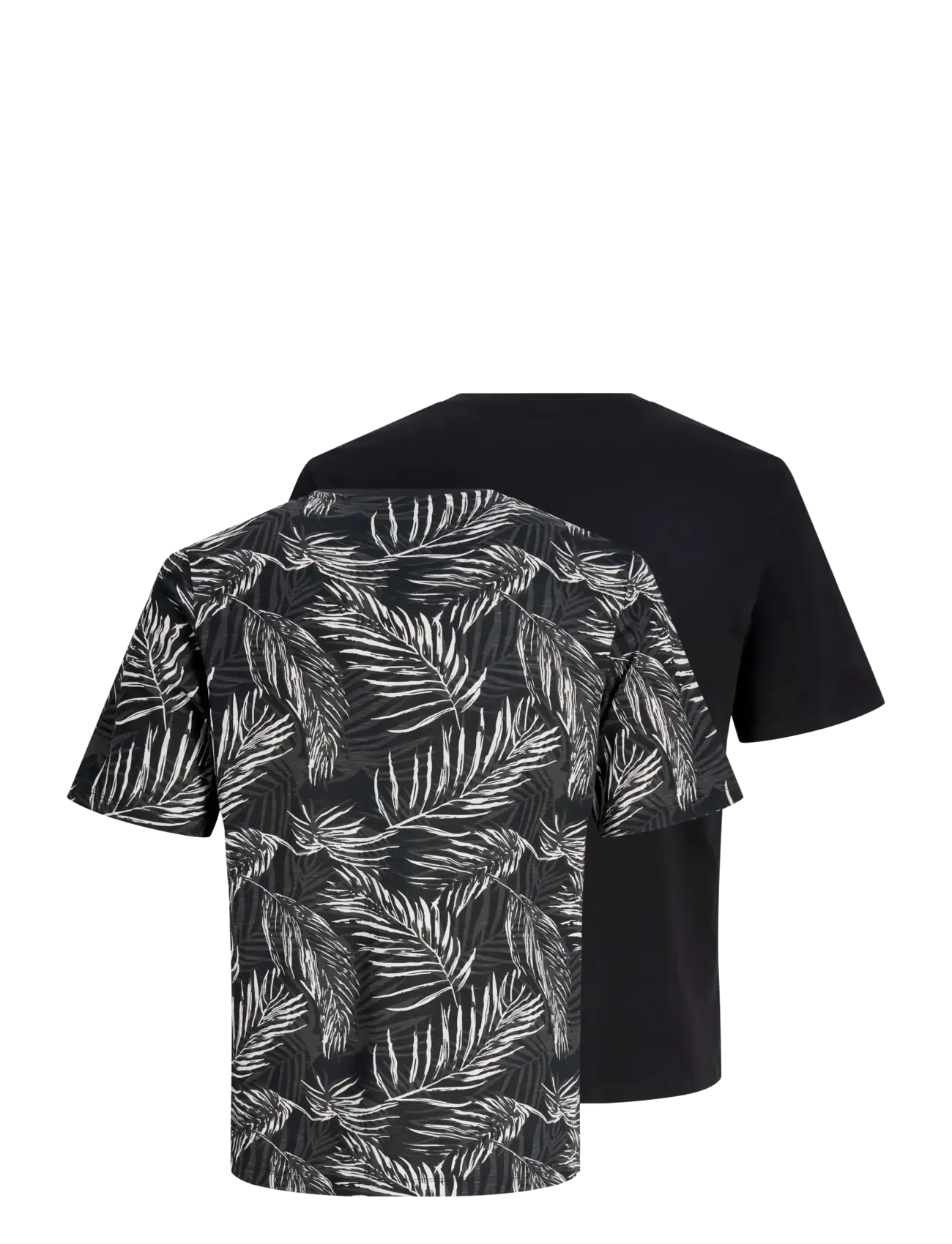 Jack & Jones - JJEJEFF TEE SS 2PK MP - die niedrigsten preise - black - 2
