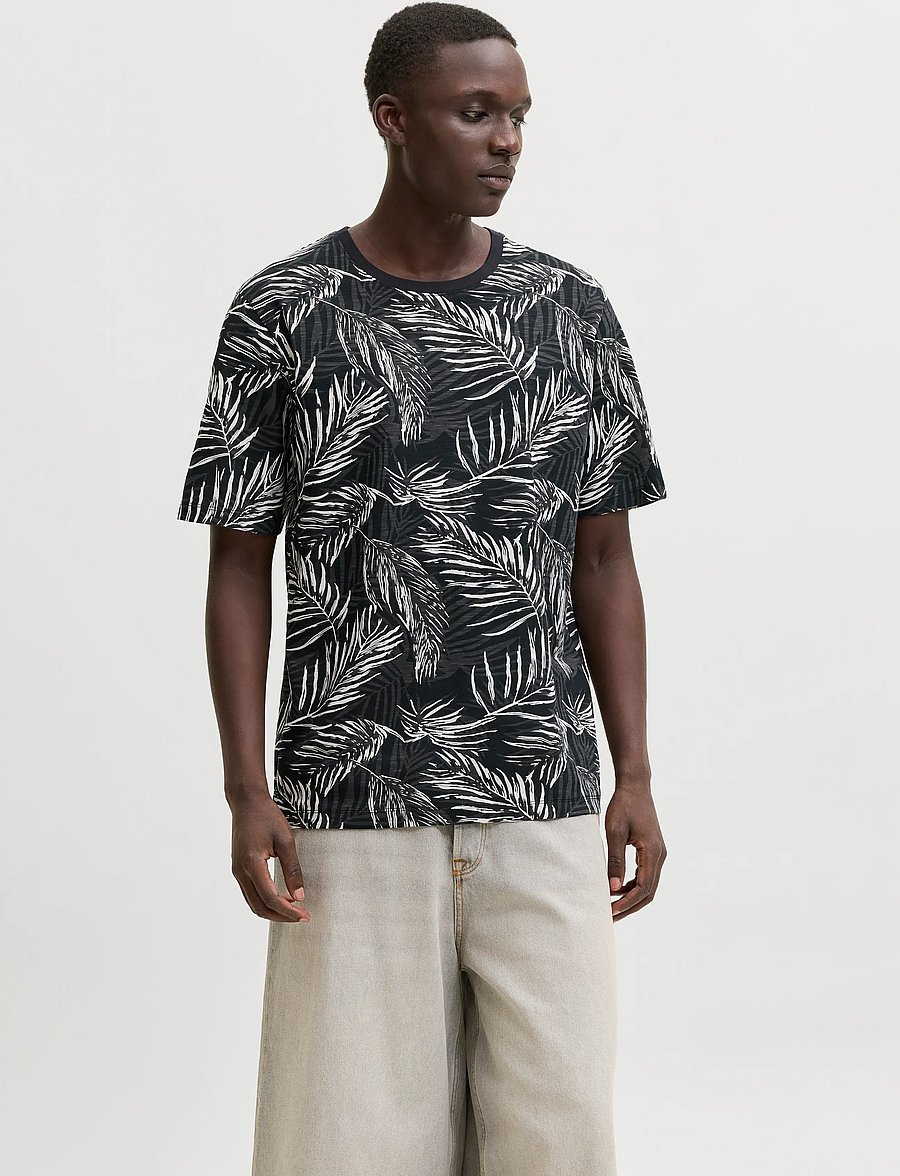 Jack & Jones - JJEJEFF TEE SS 2PK MP - t-särkide multipakk - black - 0