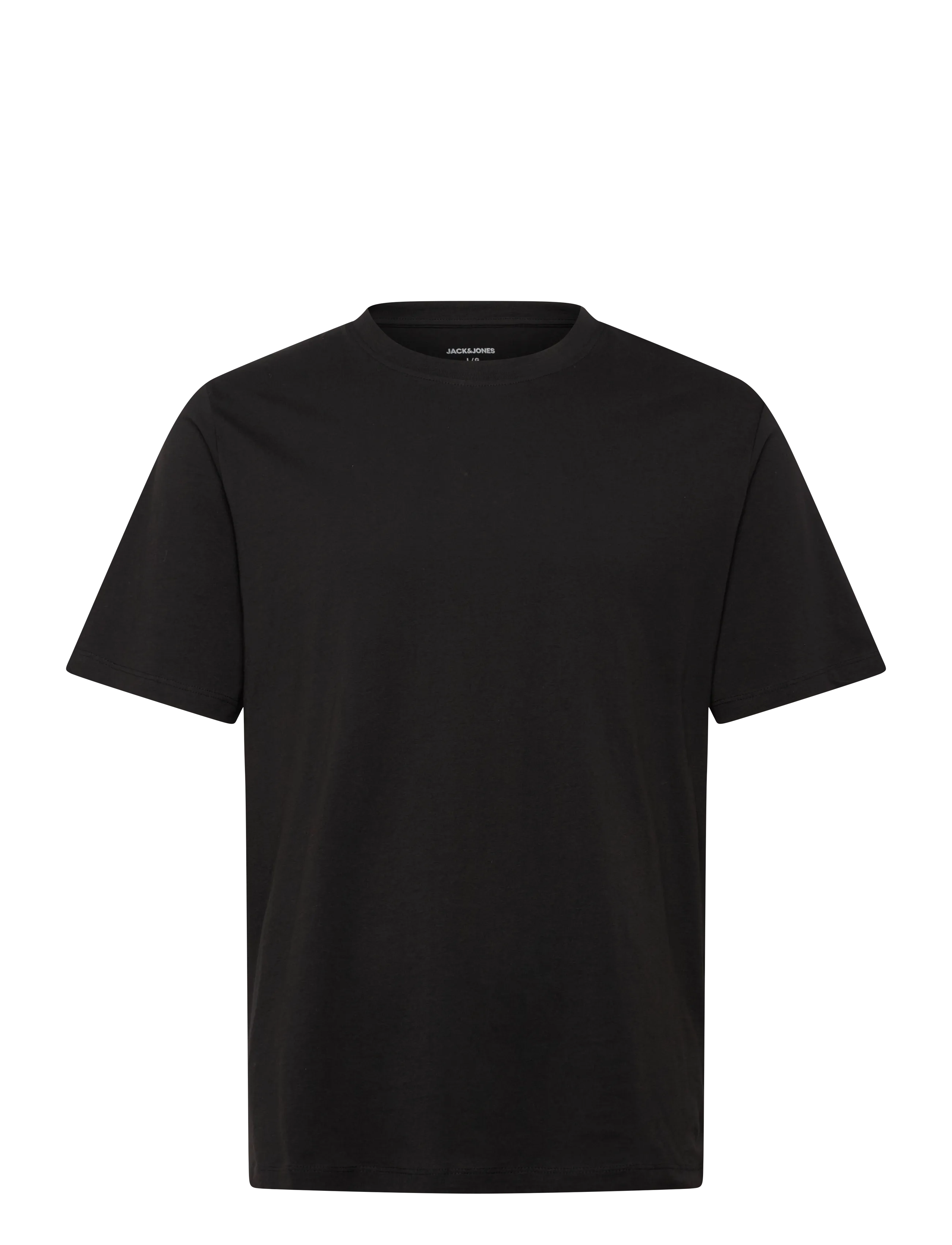 Jack & Jones Jjosaka Back Print Tee Ss Crew Neck, M, Black, T-Shirts > Kortærmede, Herre