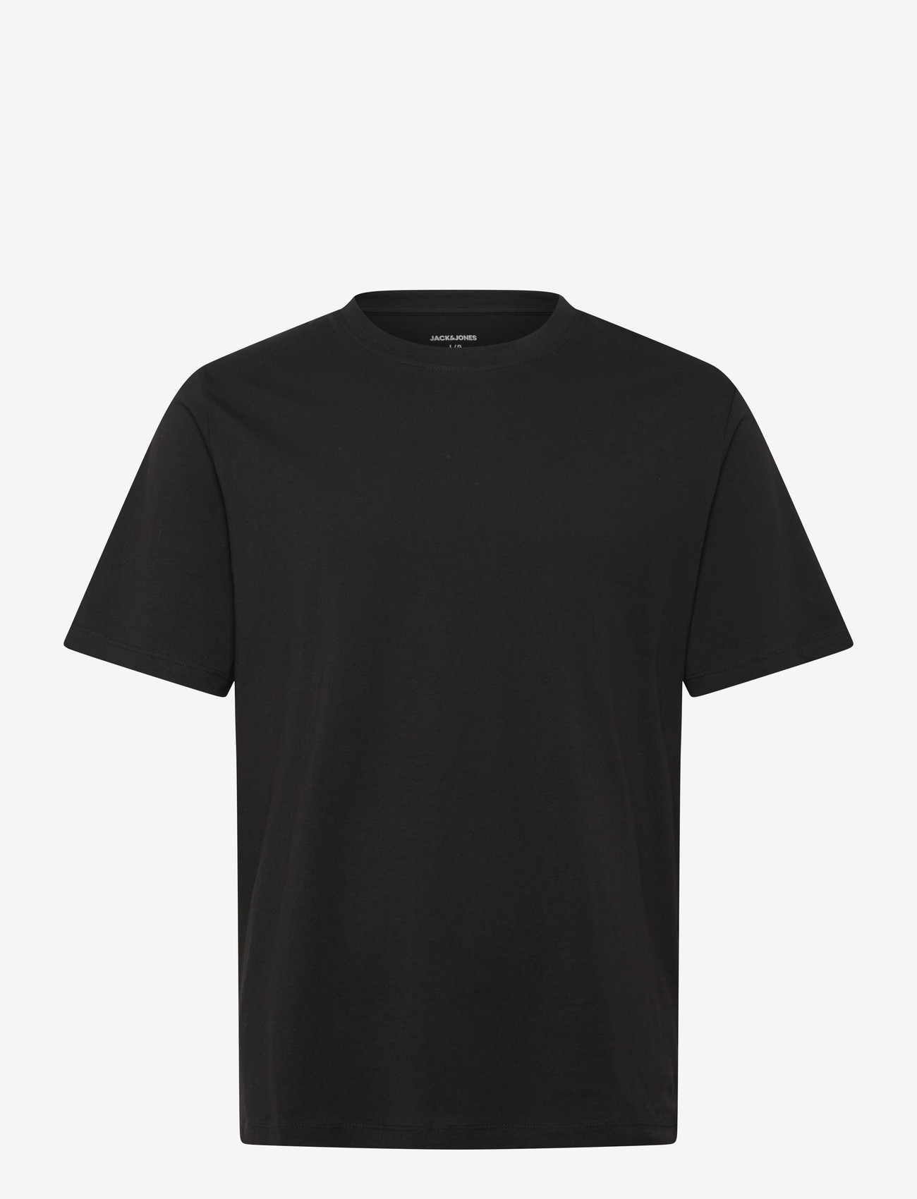 Jack & Jones - JJOSAKA BACK PRINT TEE SS CREW NECK - kortærmede t-shirts - black - 0