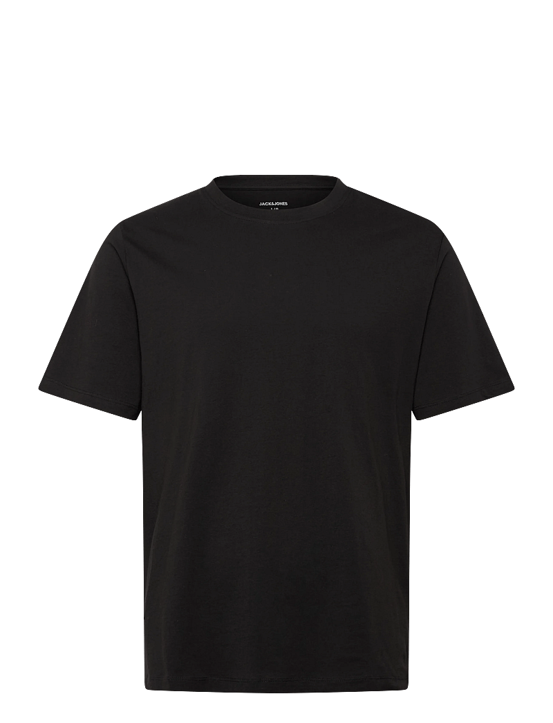 Jack & Jones - JJOSAKA BACK PRINT TEE SS CREW NECK - kortærmede t-shirts - black - 0