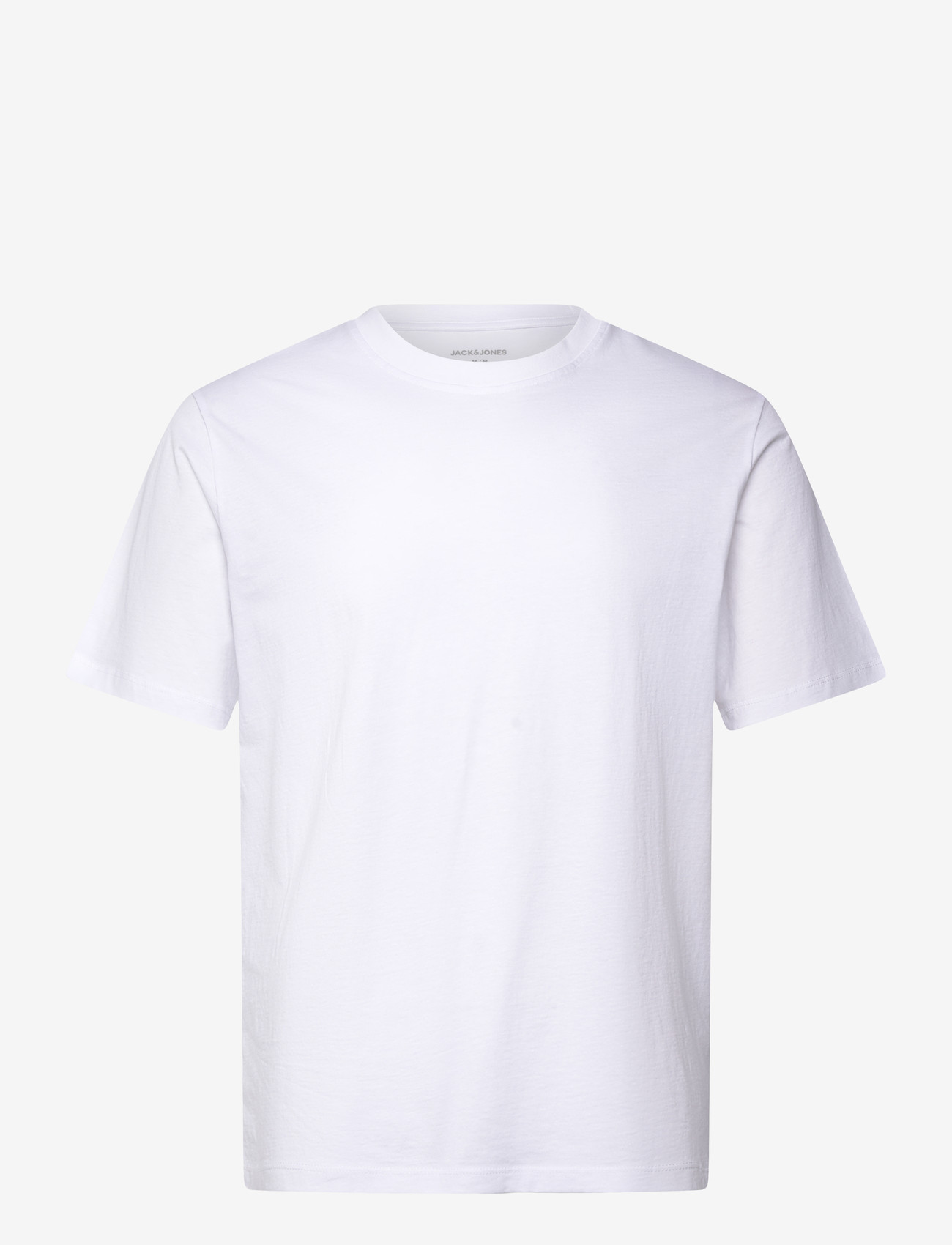 Jack & Jones - JJOSAKA BACK PRINT TEE SS CREW NECK - kortærmede t-shirts - bright white - 0