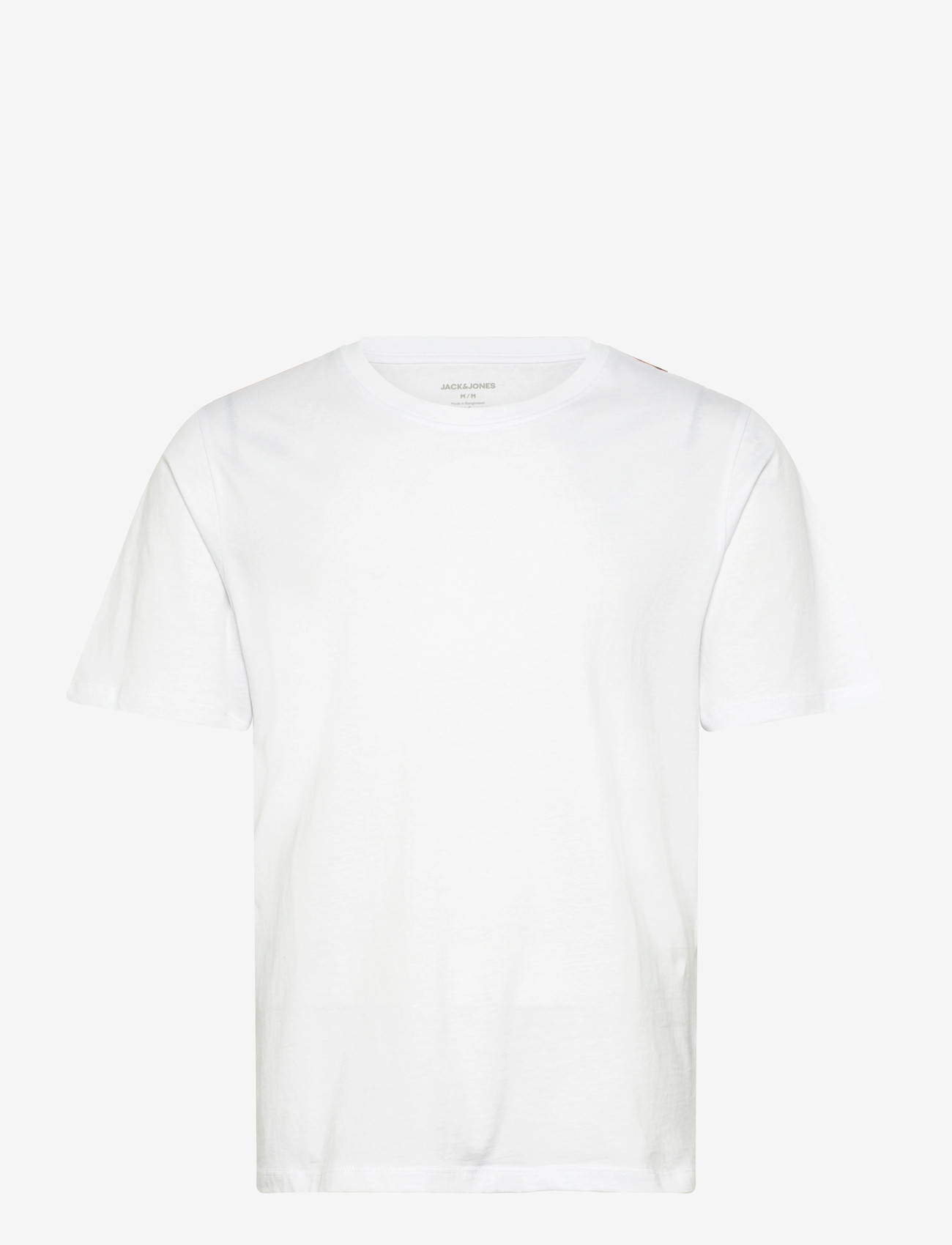 Jack & Jones - JJOSAKA BACK PRINT TEE SS CREW NECK - lühikeste varrukatega t-särgid - bright white - 0
