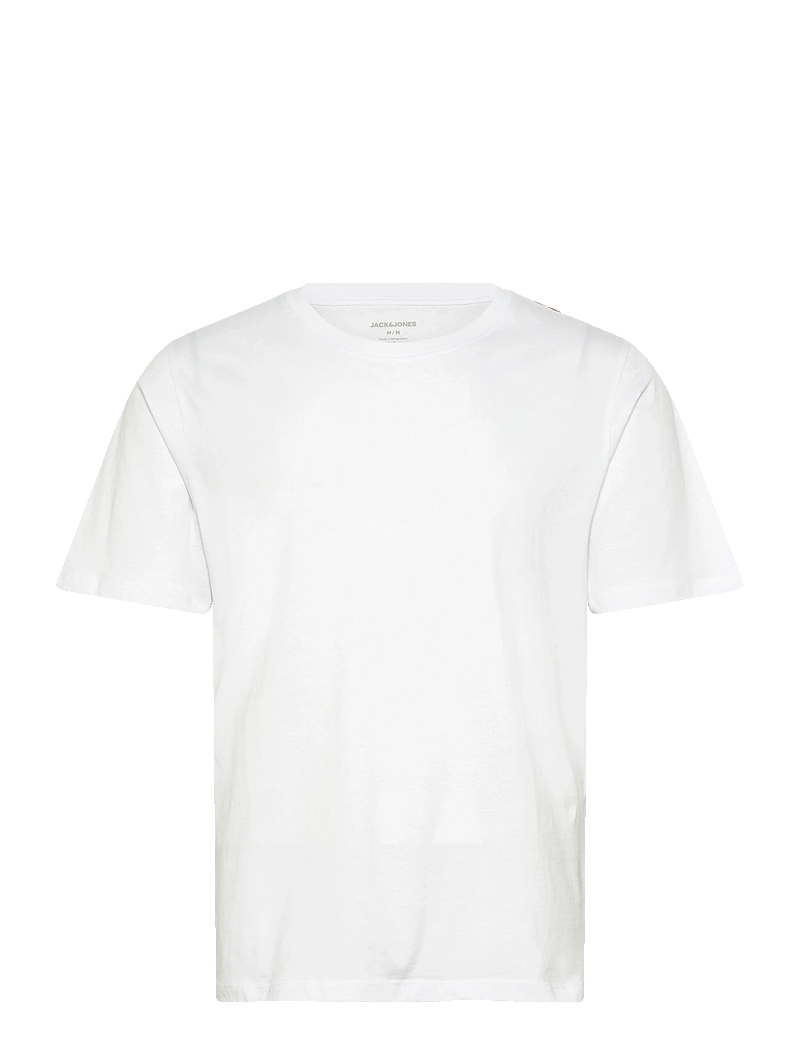 Jack & Jones - JJOSAKA BACK PRINT TEE SS CREW NECK - lühikeste varrukatega t-särgid - bright white - 0