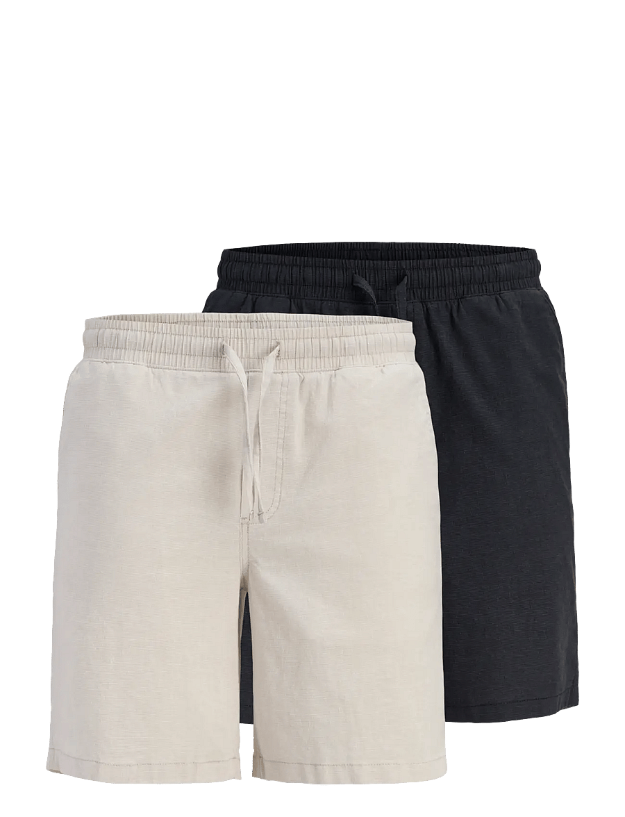 Jack & Jones - JPSTJAIDEN BREEZE JOGGER SHORT MP 2PK - sweatshorts - black - 1