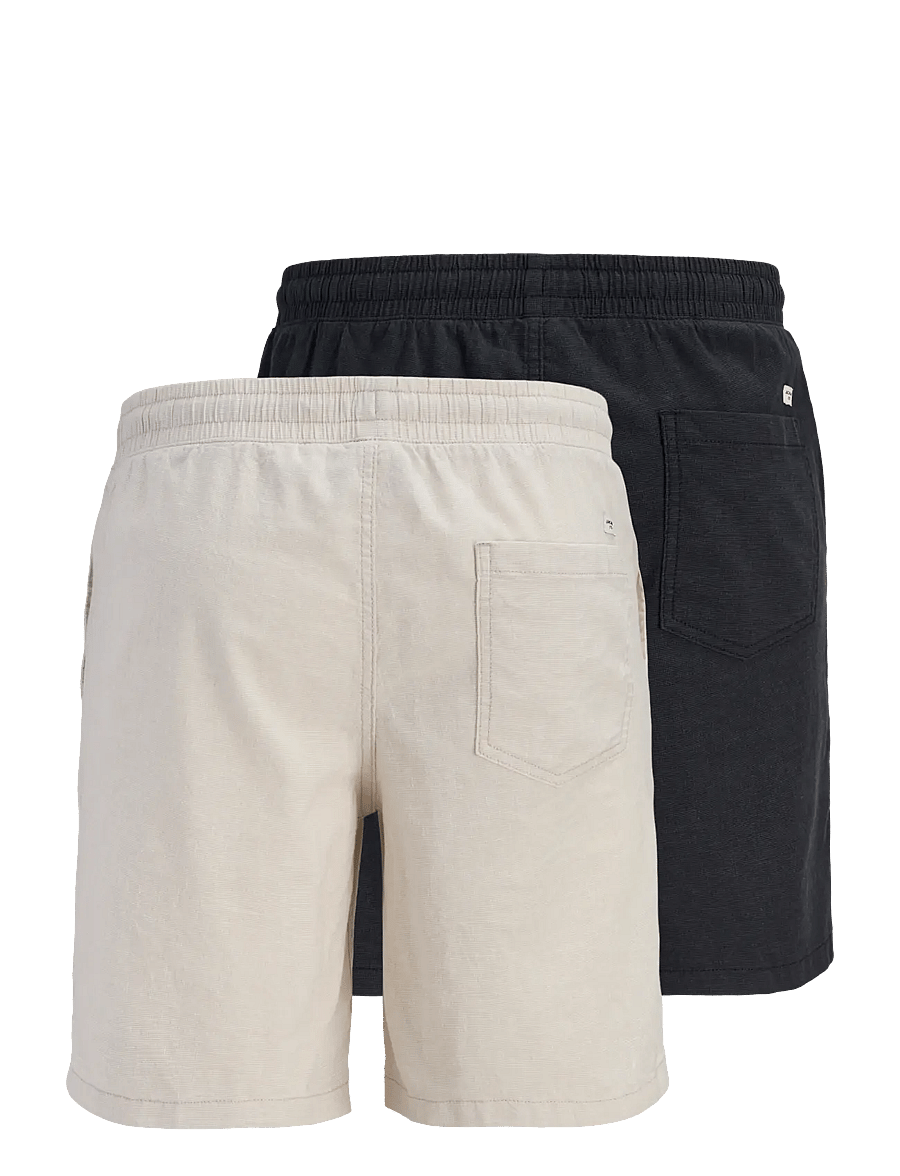 Jack & Jones - JPSTJAIDEN BREEZE JOGGER SHORT MP 2PK - sweatshorts - black - 2