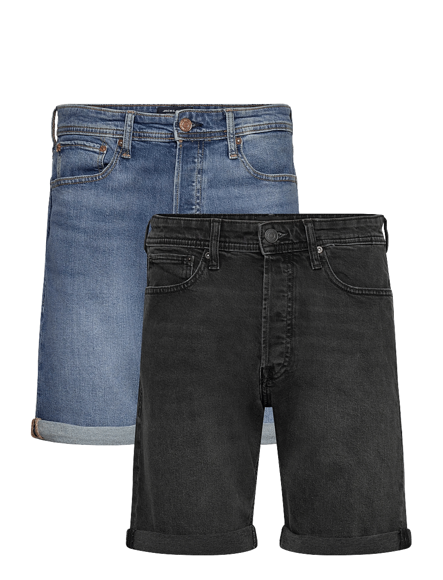 Jack & Jones - JJIRICK JJIORG SHORTS 363/365 2 PK MP - short en jean - blue denim - 0