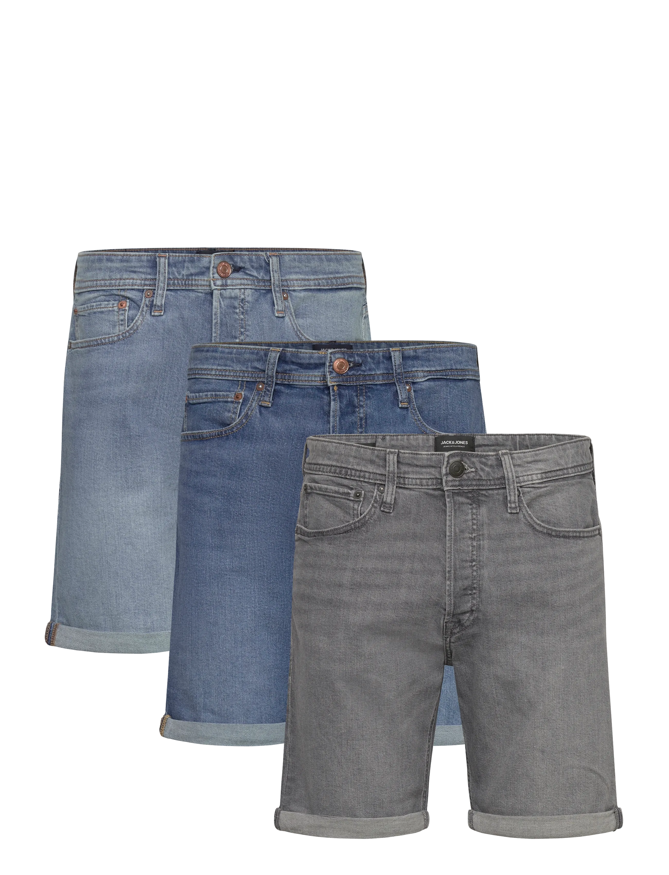 JACK & JONES Jjirick Jjiorg Shorts Am 364/365/362 3P Blau - XXL - Herren
