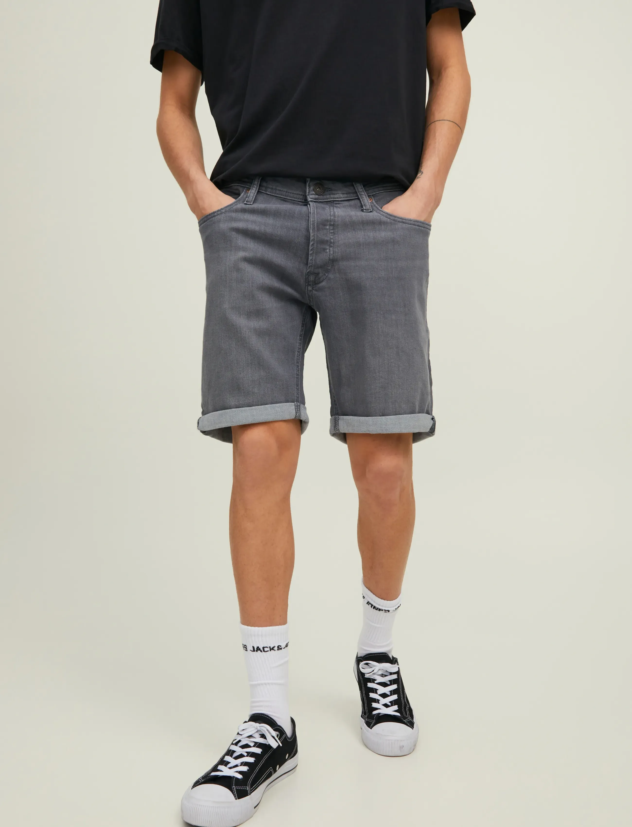 Jack & Jones - JJIRICK JJIORG SHORTS AM 364/365/362 3P - short en jean - blue denim - 2
