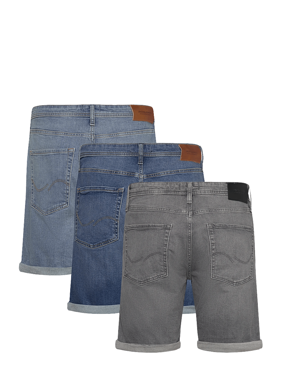 Jack & Jones - JJIRICK JJIORG SHORTS AM 364/365/362 3P - short en jean - blue denim - 3