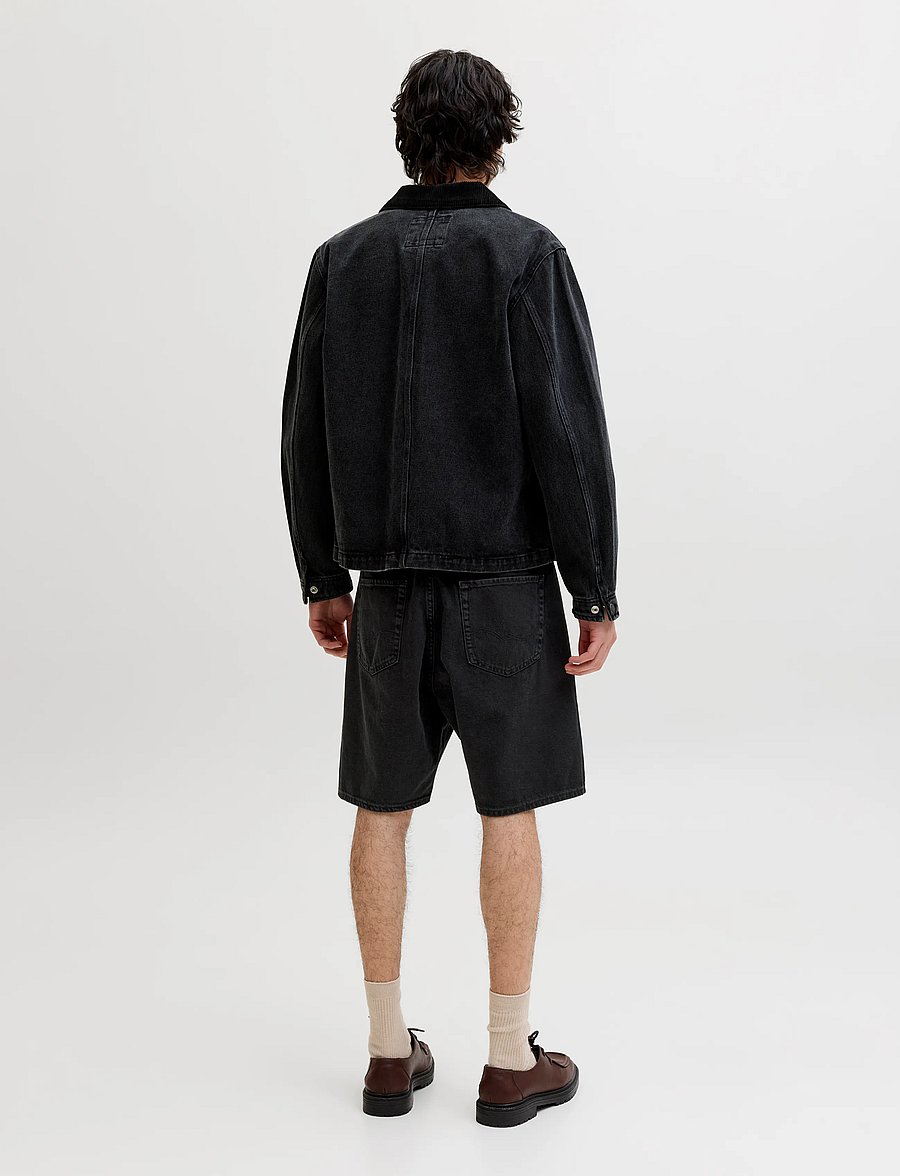 Jack & Jones - JJITONY JJORG SHORTS SQ 070/069 2PK MP - jorts - black denim - 3