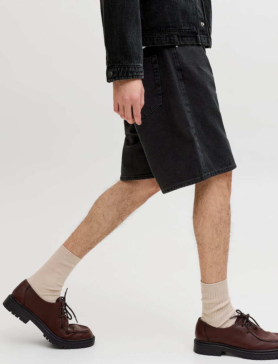 Jack & Jones - JJITONY JJORG SHORTS SQ 070/069 2PK MP - jorts - black denim - 4