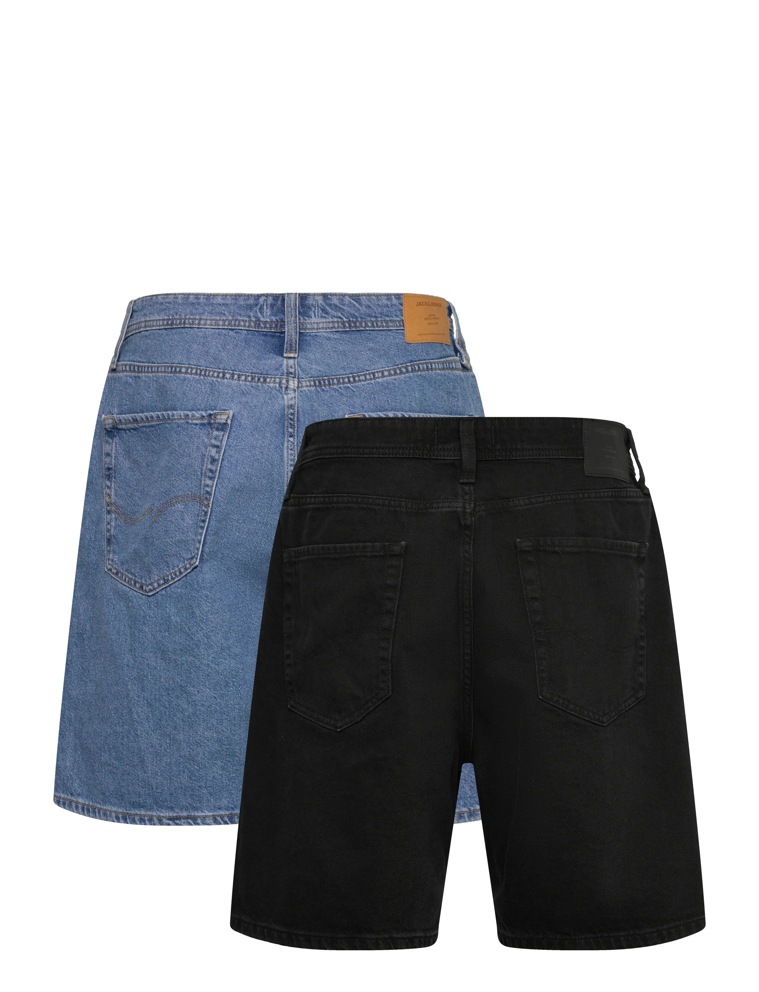 Jack & Jones - JJITONY JJORG SHORTS SQ 070/069 2PK MP - jorts - black denim - 1
