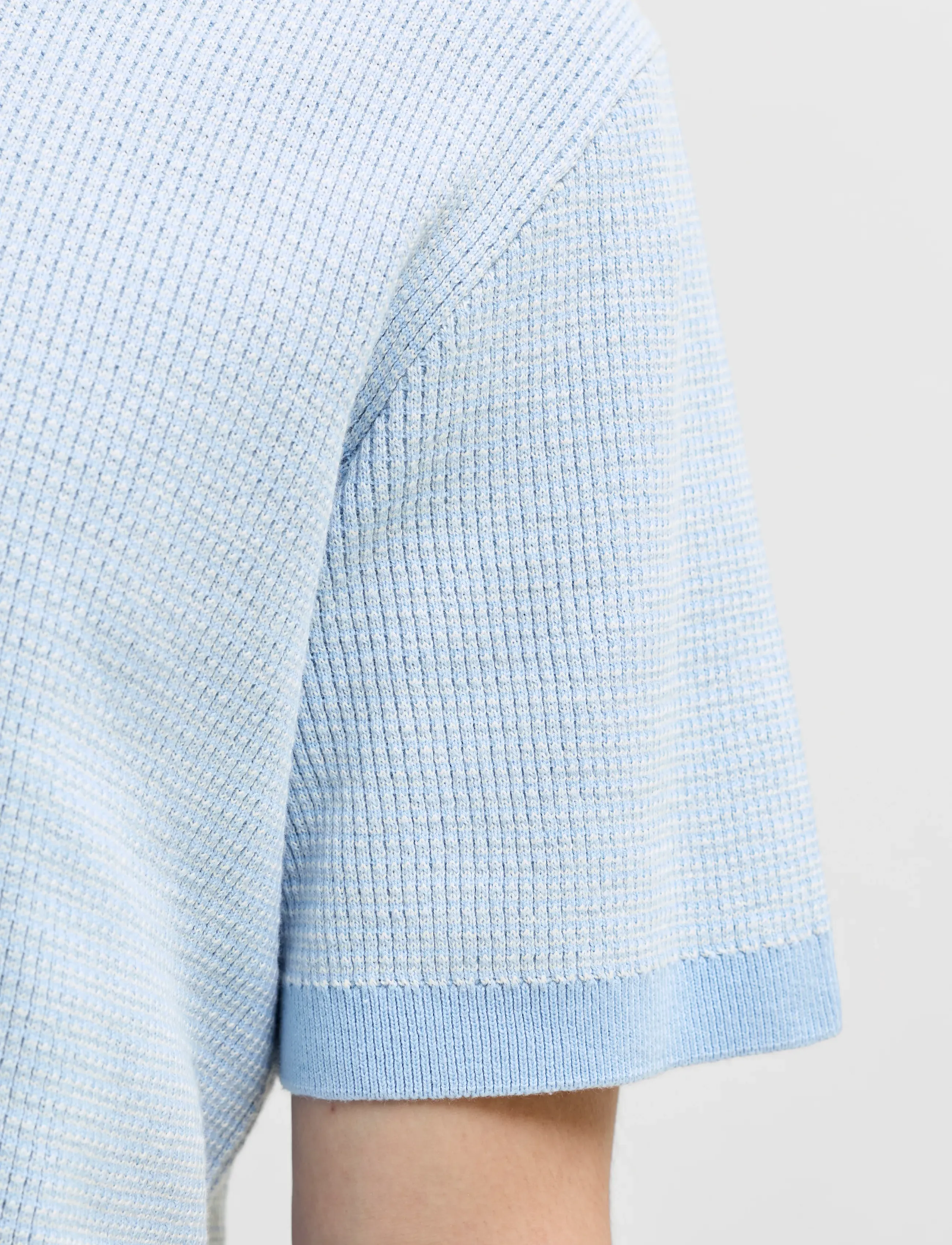 JACK & JONES Jprblahudson Knit Split Neck Ss Sn pikéer herr – bild 6