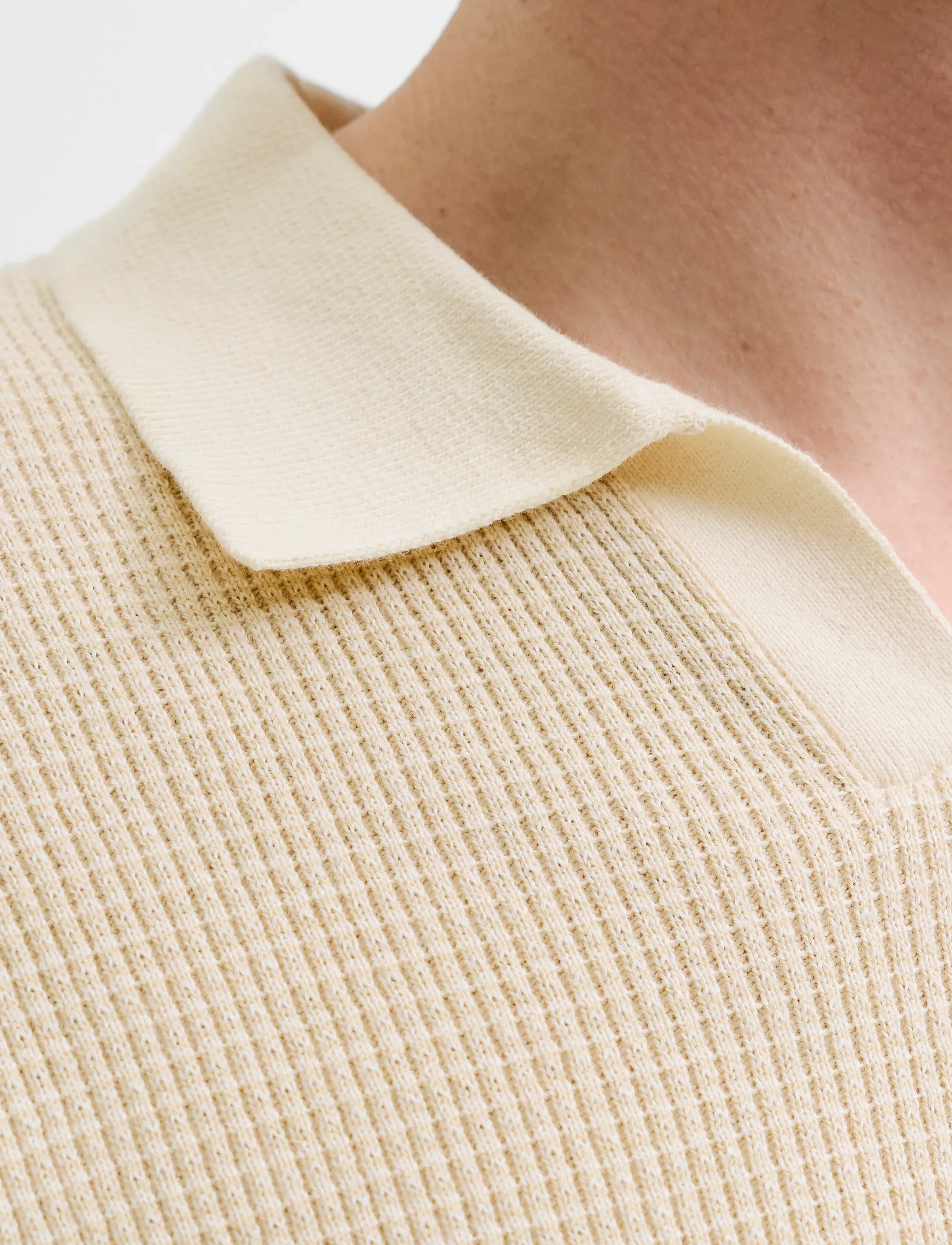 JACK & JONES Jprblahudson Knit Split Neck Ss Sn pikéer herr – bild 6