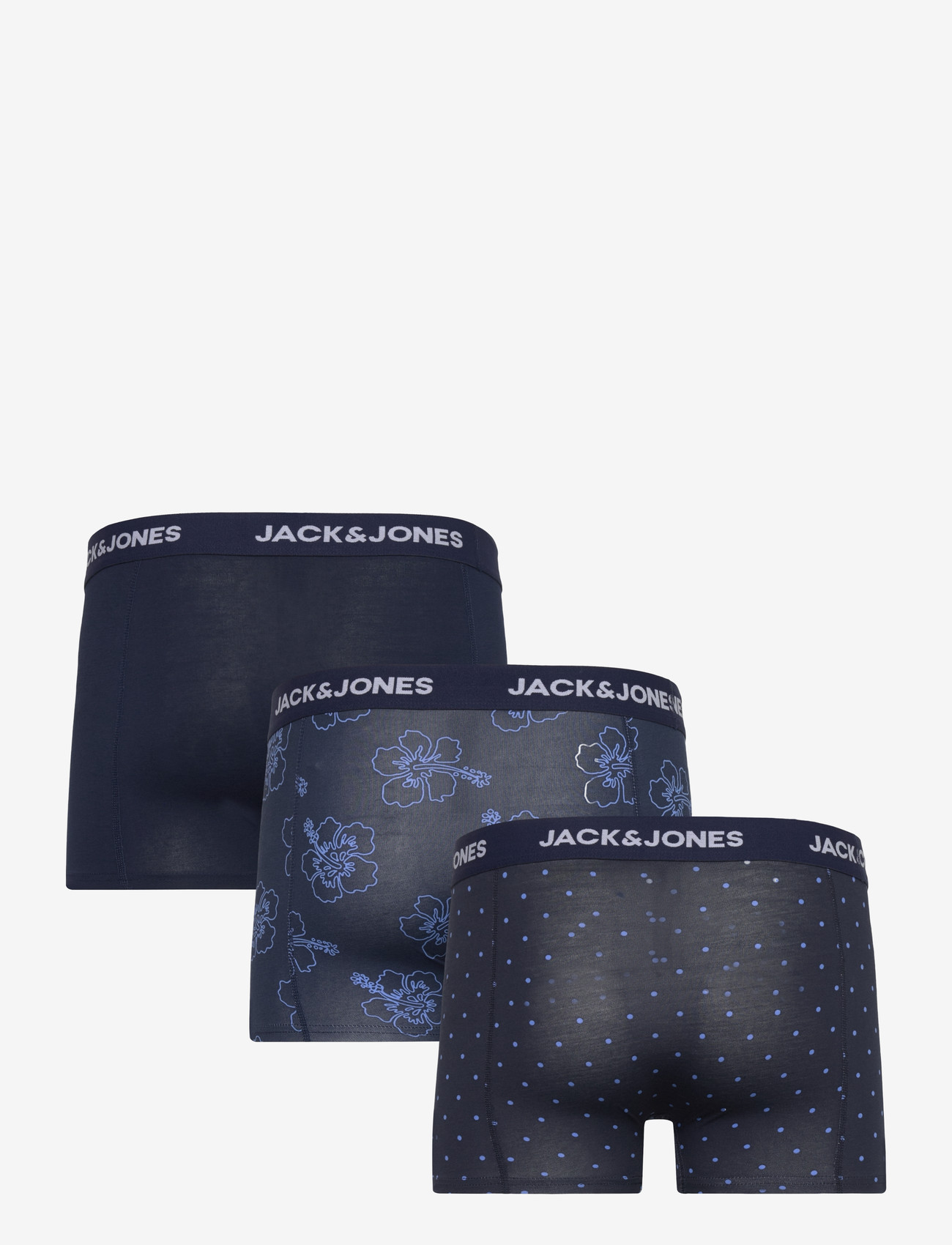 Jack & Jones - JACANTHONY PRINT TRUNKS 3 PACK NOOS - multipack underbukser - pageant blue - 1