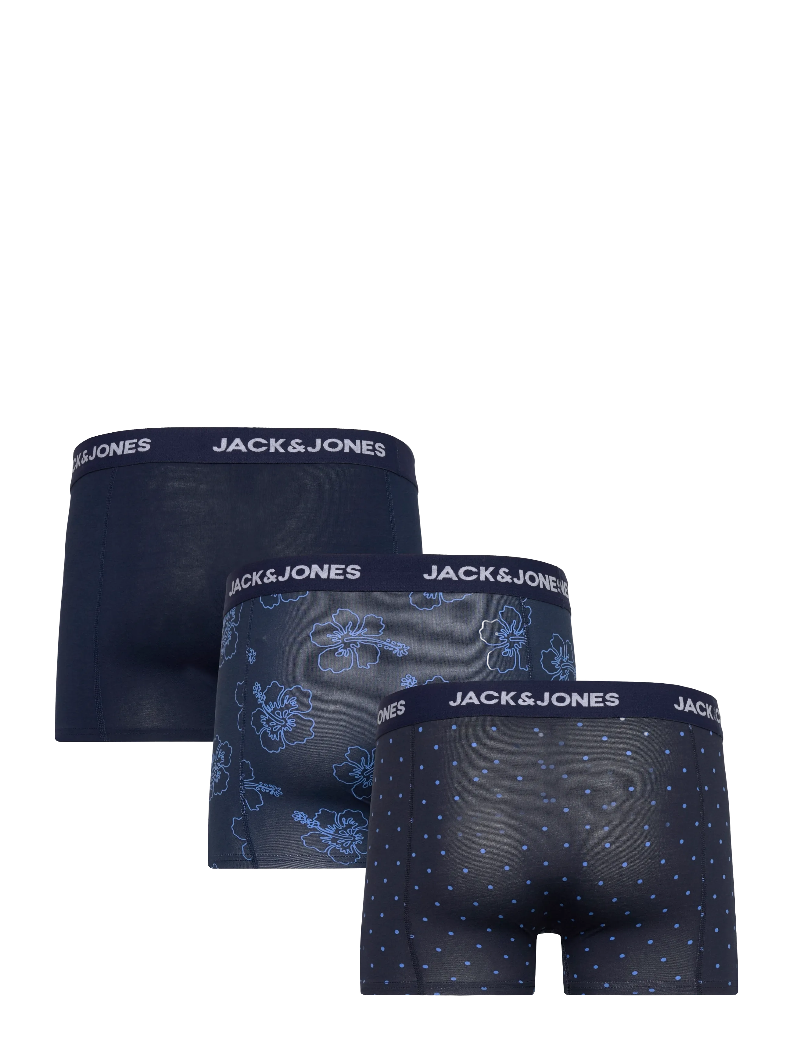 Jack & Jones - JACANTHONY PRINT TRUNKS 3 PACK NOOS - laagste prijzen - pageant blue - 1