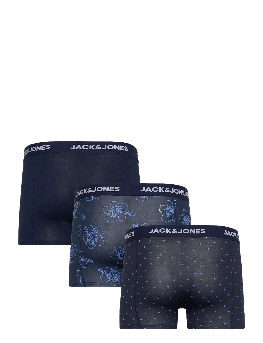 Jack & Jones - JACANTHONY PRINT TRUNKS 3 PACK NOOS - multipack underbukser - pageant blue - 1