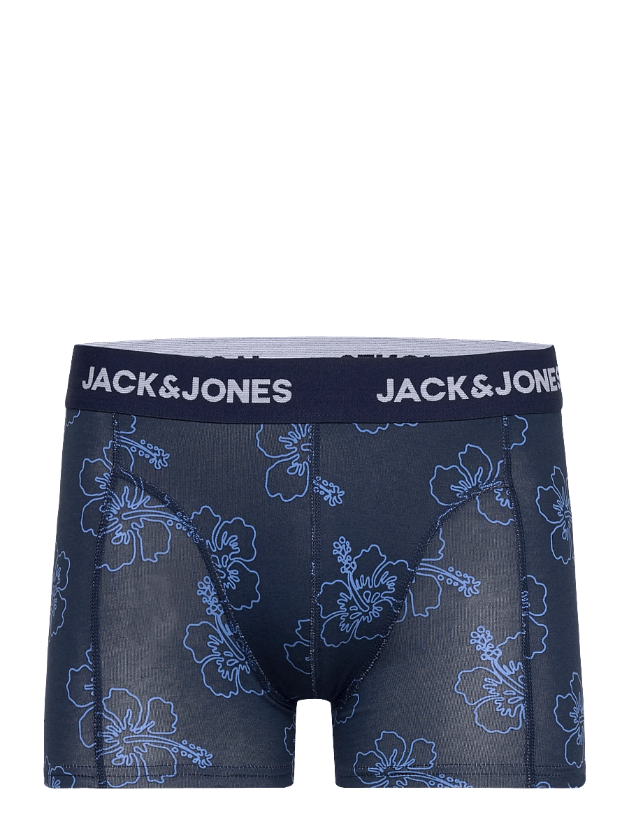 Jack & Jones - JACANTHONY PRINT TRUNKS 3 PACK NOOS - multipack underbukser - pageant blue - 2