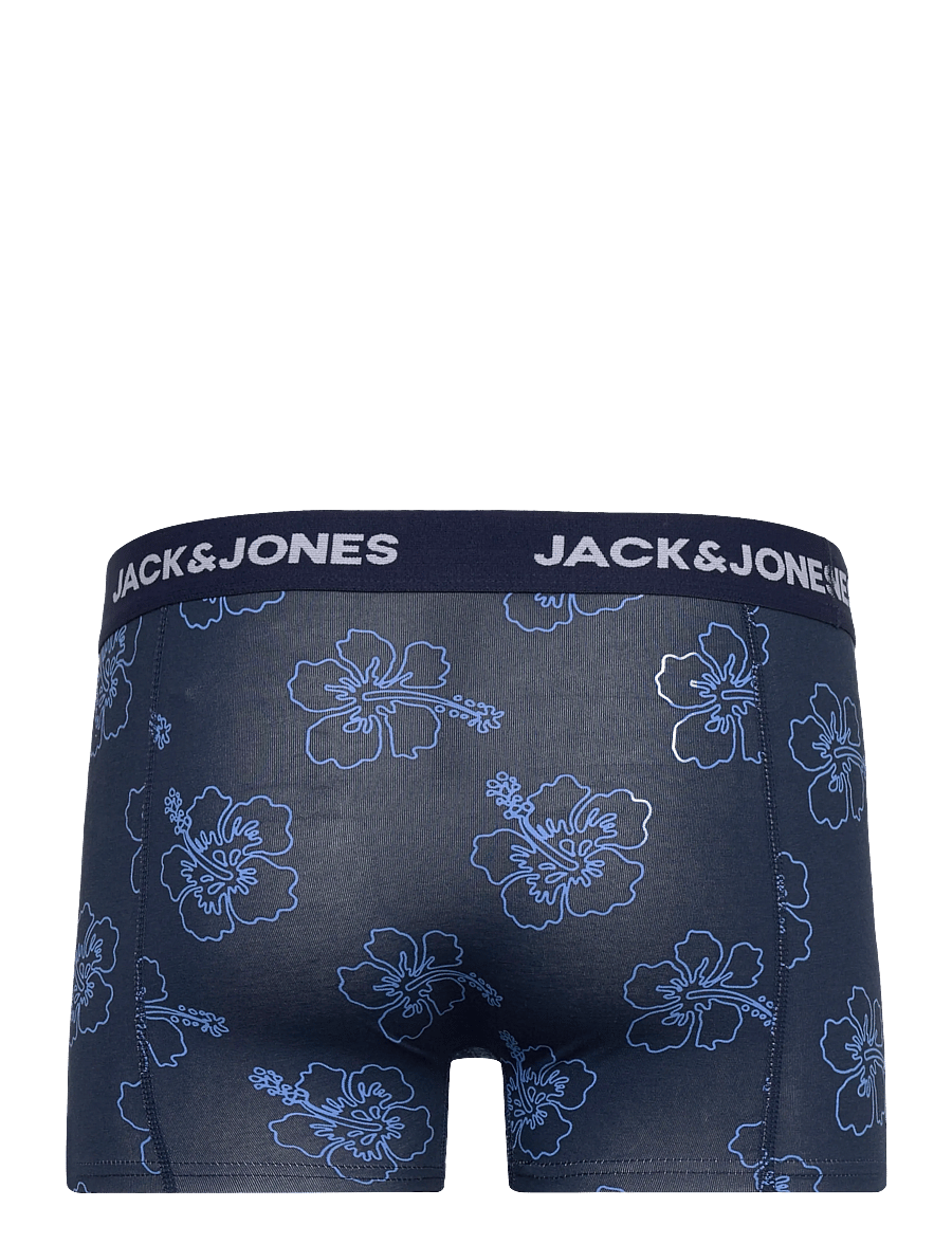 Jack & Jones - JACANTHONY PRINT TRUNKS 3 PACK NOOS - multipack underbukser - pageant blue - 3
