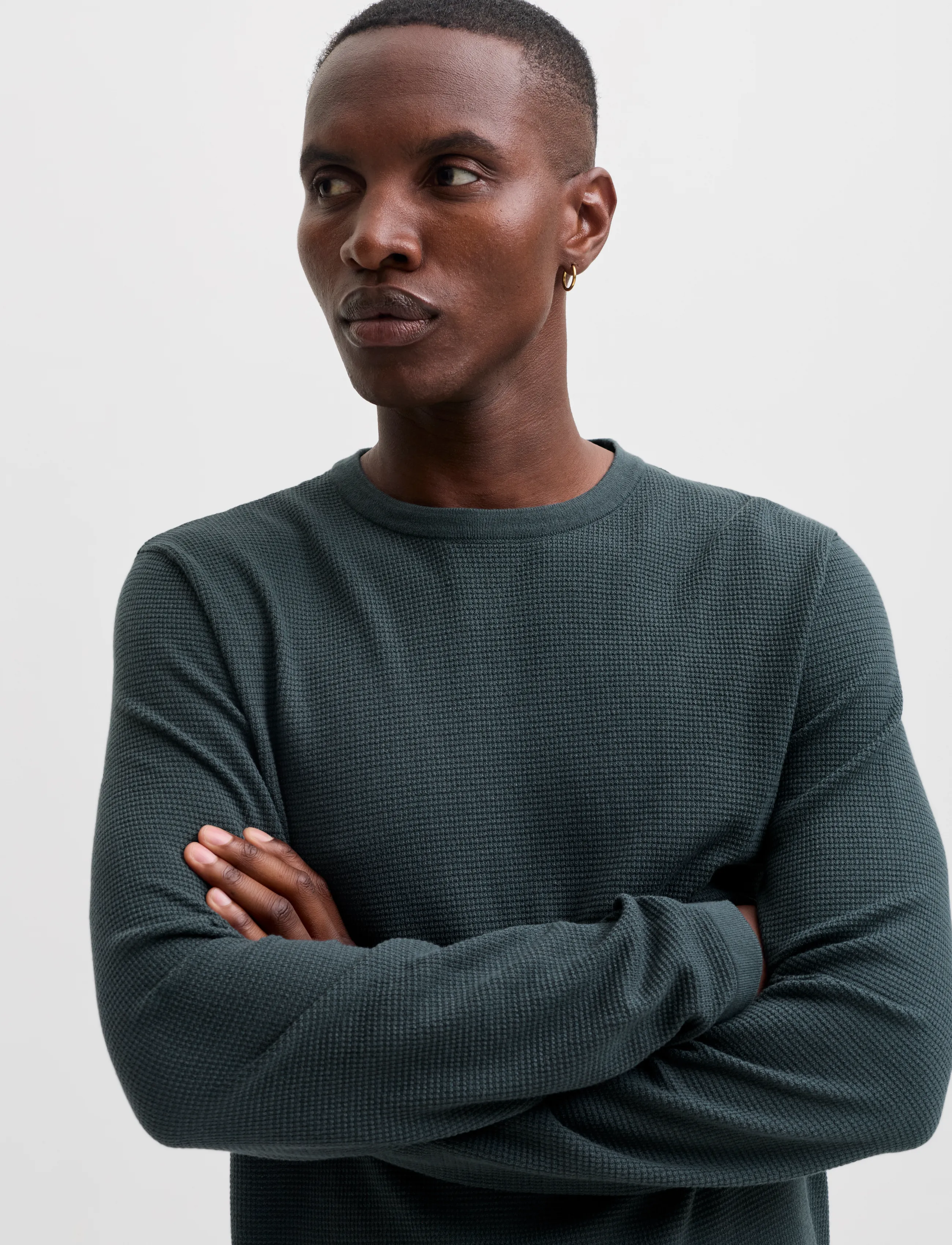 Jack & Jones - JJAUSTIN KNIT CREW NECK - rundhalsad - turbulence - 5