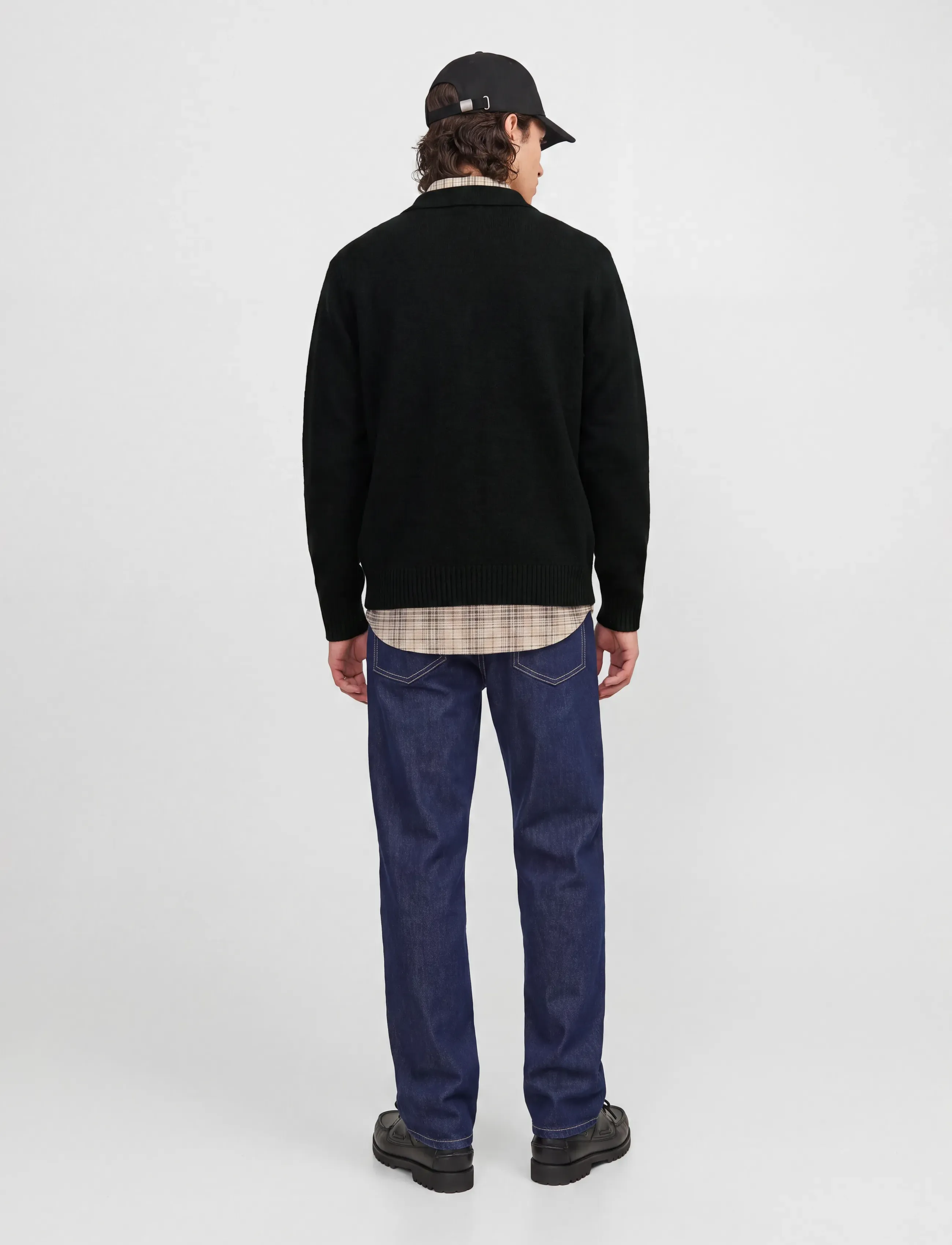 JACK & JONES Jjesoho Ollie Knit Polo Cardigan herr – bild 2